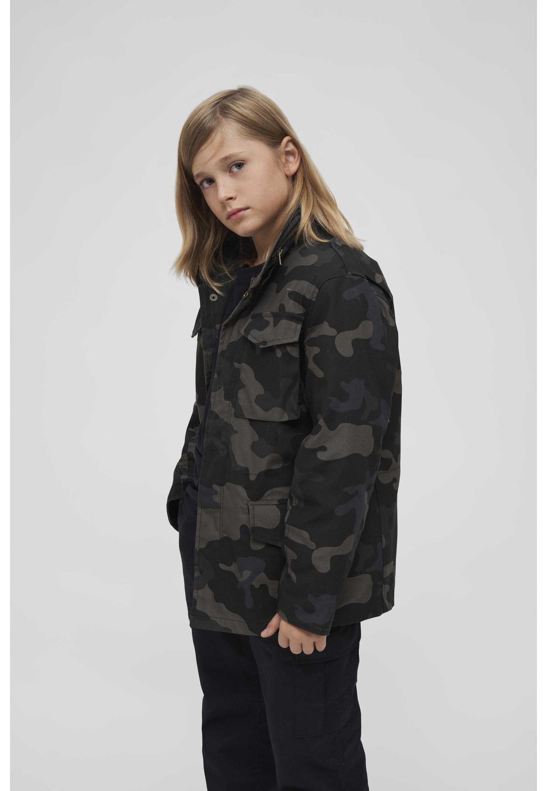 Brandit Parka »Brandit Herren Kids M65 Standard Jacket« 1 Stk. tlg. ohne Kapuze