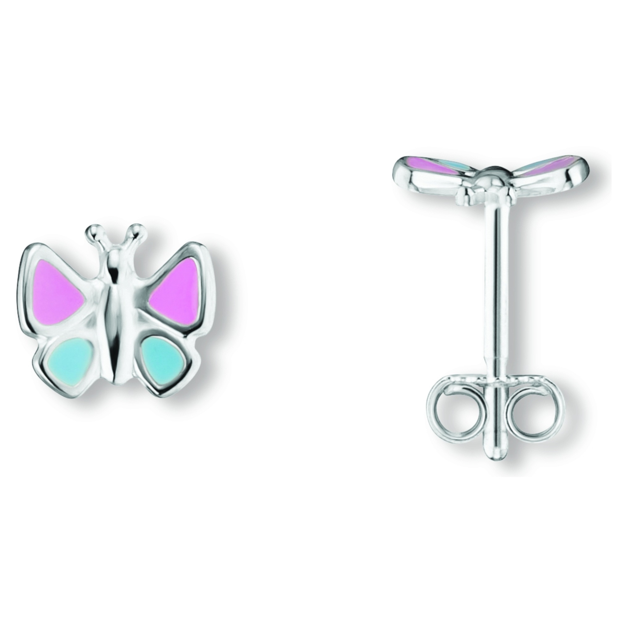 Paar Ohrhänger ONE ELEMENT "Schmetterling Ohrringe Ohrstecker aus 925 Silber", silber, Ohrringe, Damen, Kinder, Silber 925 (Sterlingsilber), Fein gefertigt – ein Zeichen mit besonderer Bedeutung