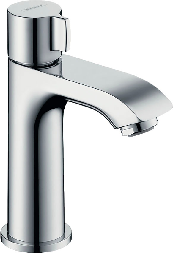 hansgrohe Standventil "Metris", 10cm für Kaltwasser ohne Ablaufgarnitur, chrom