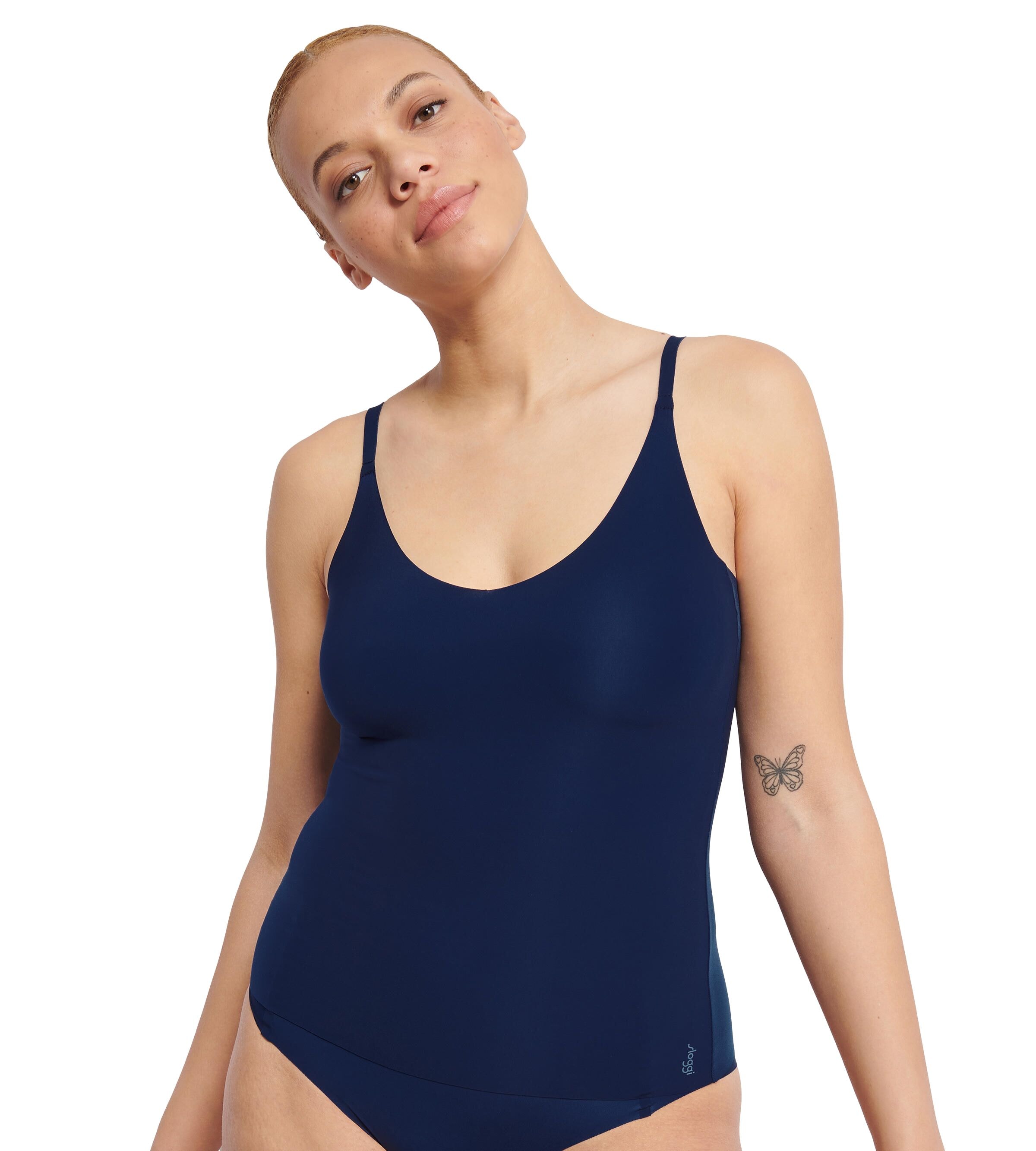 sloggi Unterhemd »NEU: ZERO Feel 2.0 Spaghetti Top«, nahtlos und unsichtbar