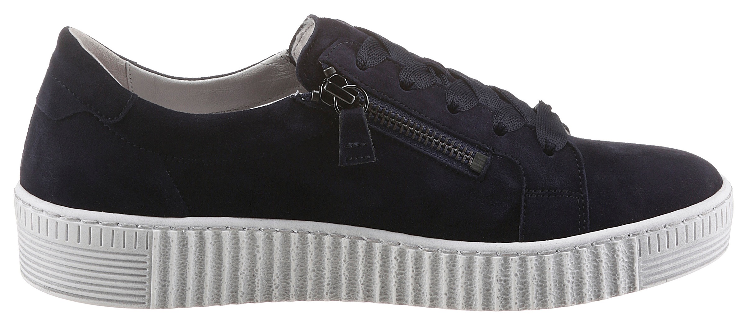 Gabor Plateausneaker mit zwei Reißverschlüssen, Freizeitschuh, Halbschuh, S günstig online kaufen