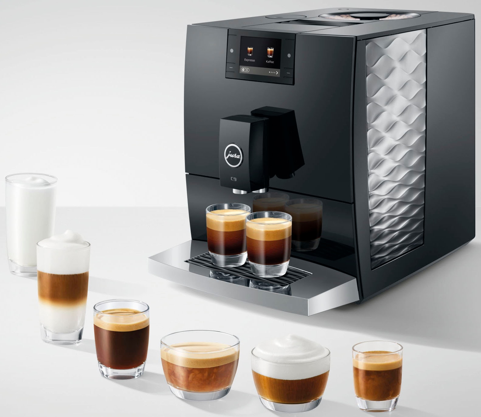 JURA Kaffeevollautomat »15753 C9 Piano Black (EA)«