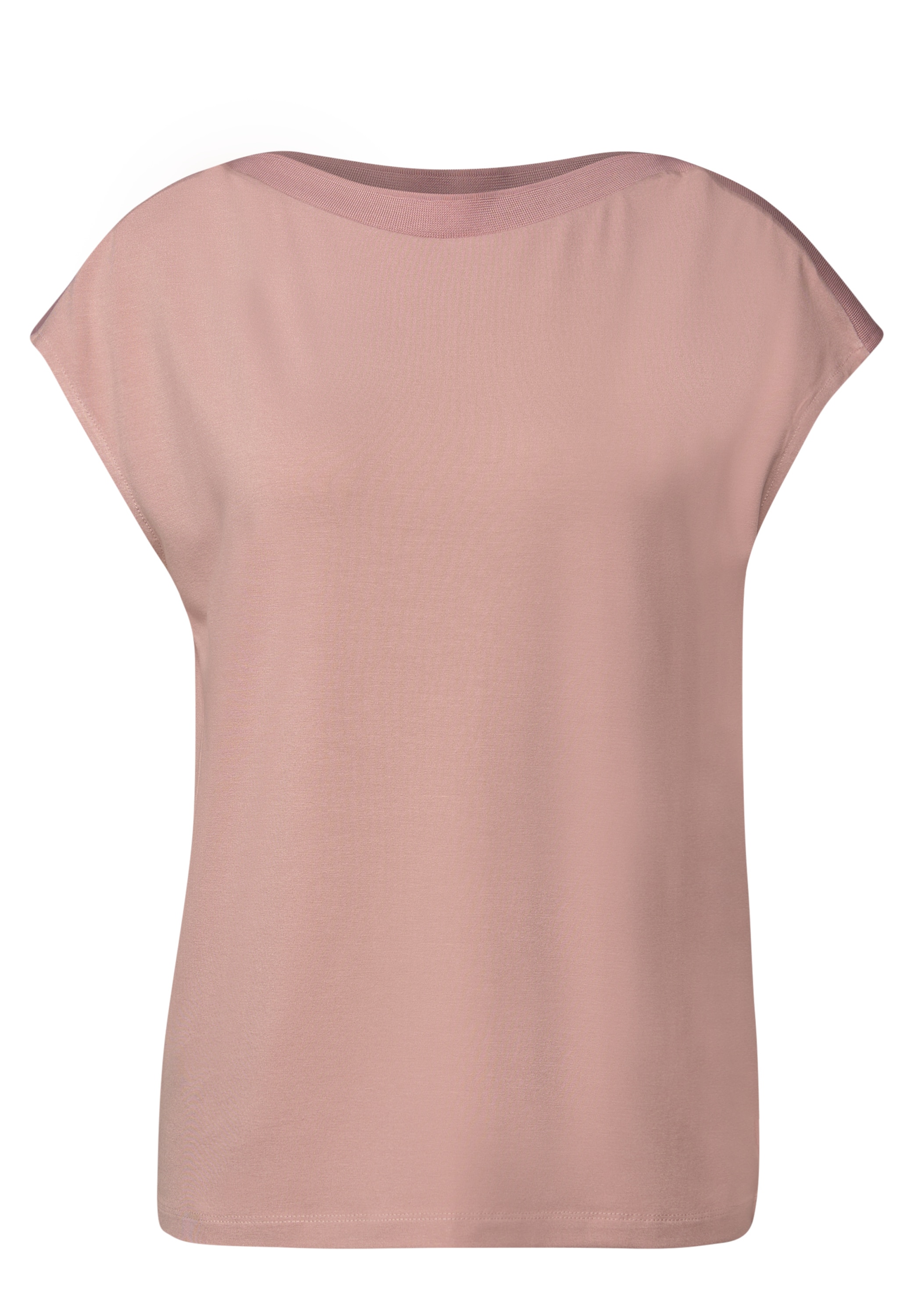 STREET ONE T-Shirt, aus strecthigem Viskosematerial