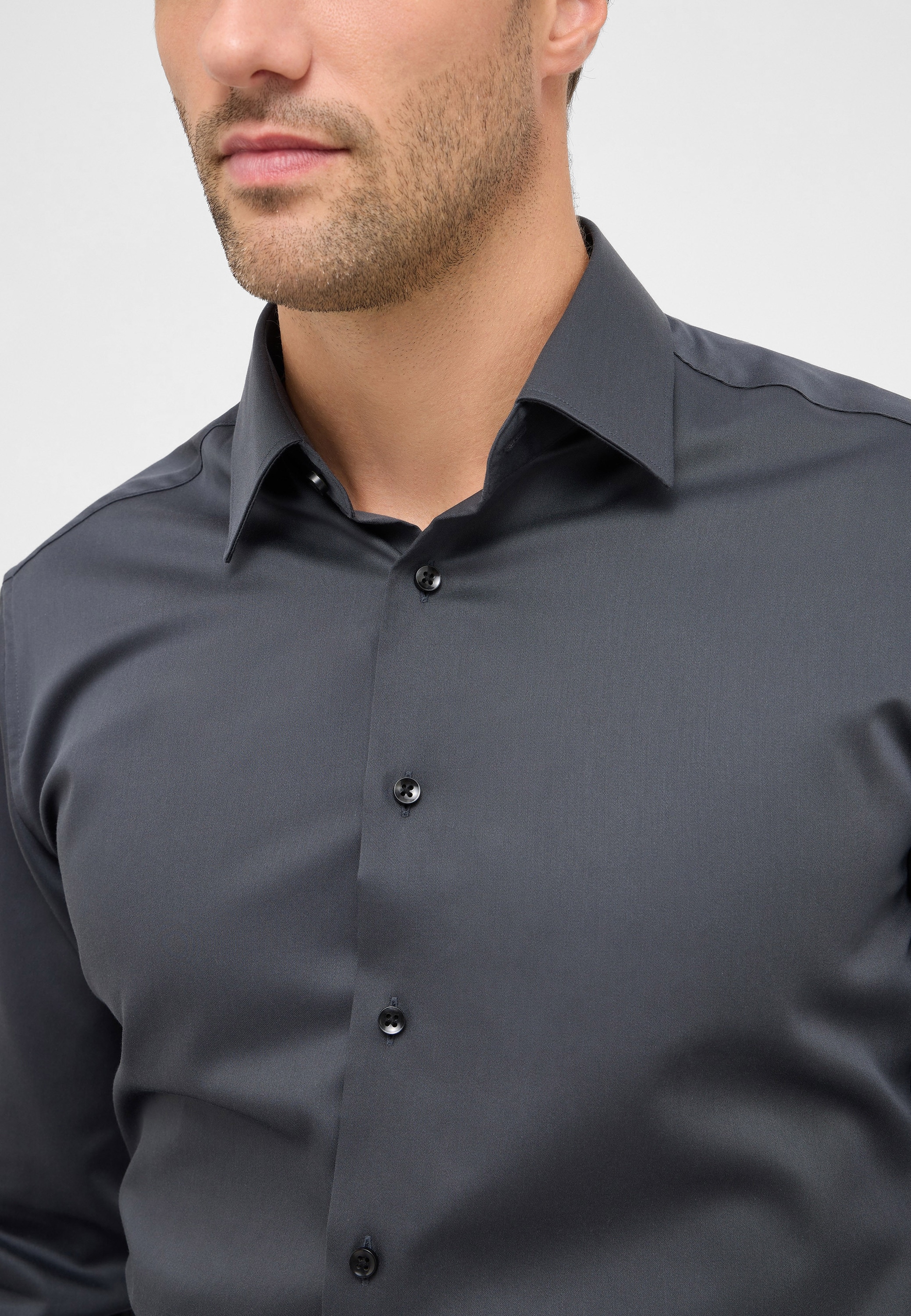 Eterna Langarmhemd »MODERN FIT« NON IRON (bügelfrei)