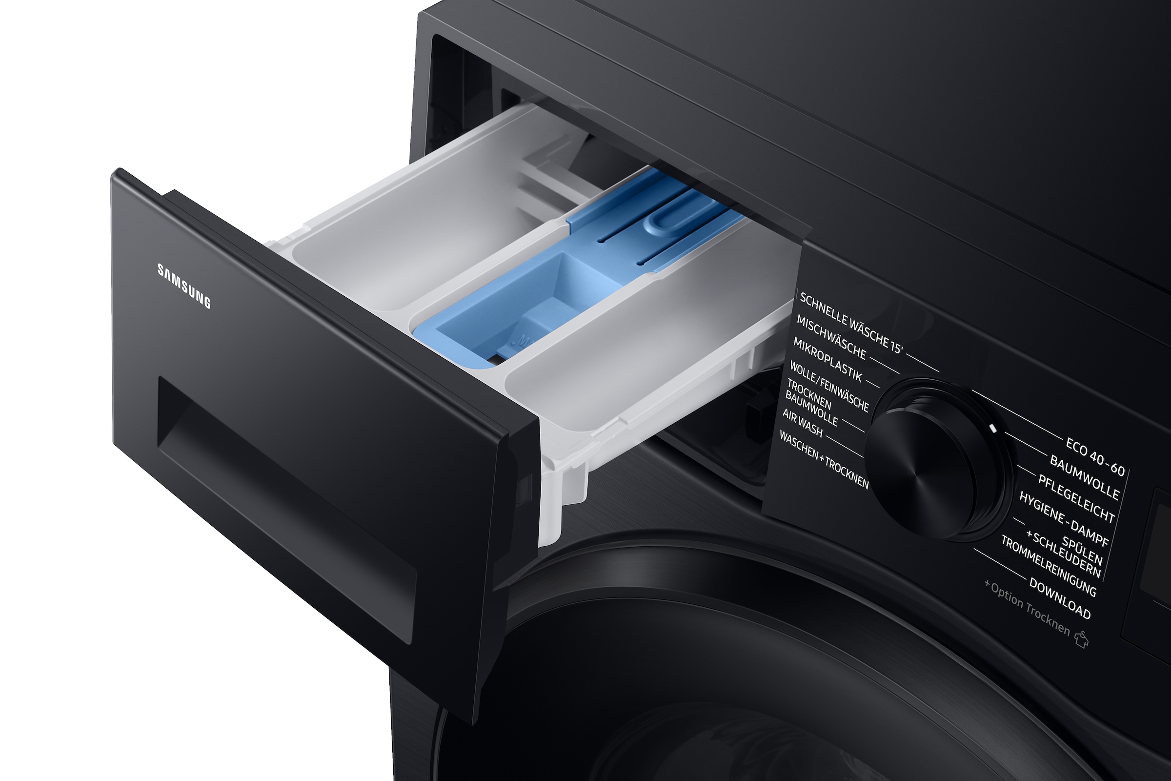 Samsung Waschtrockner »WD9EDG5B15BBEG«, WD5000D, Hygiene - Dampfprogramm