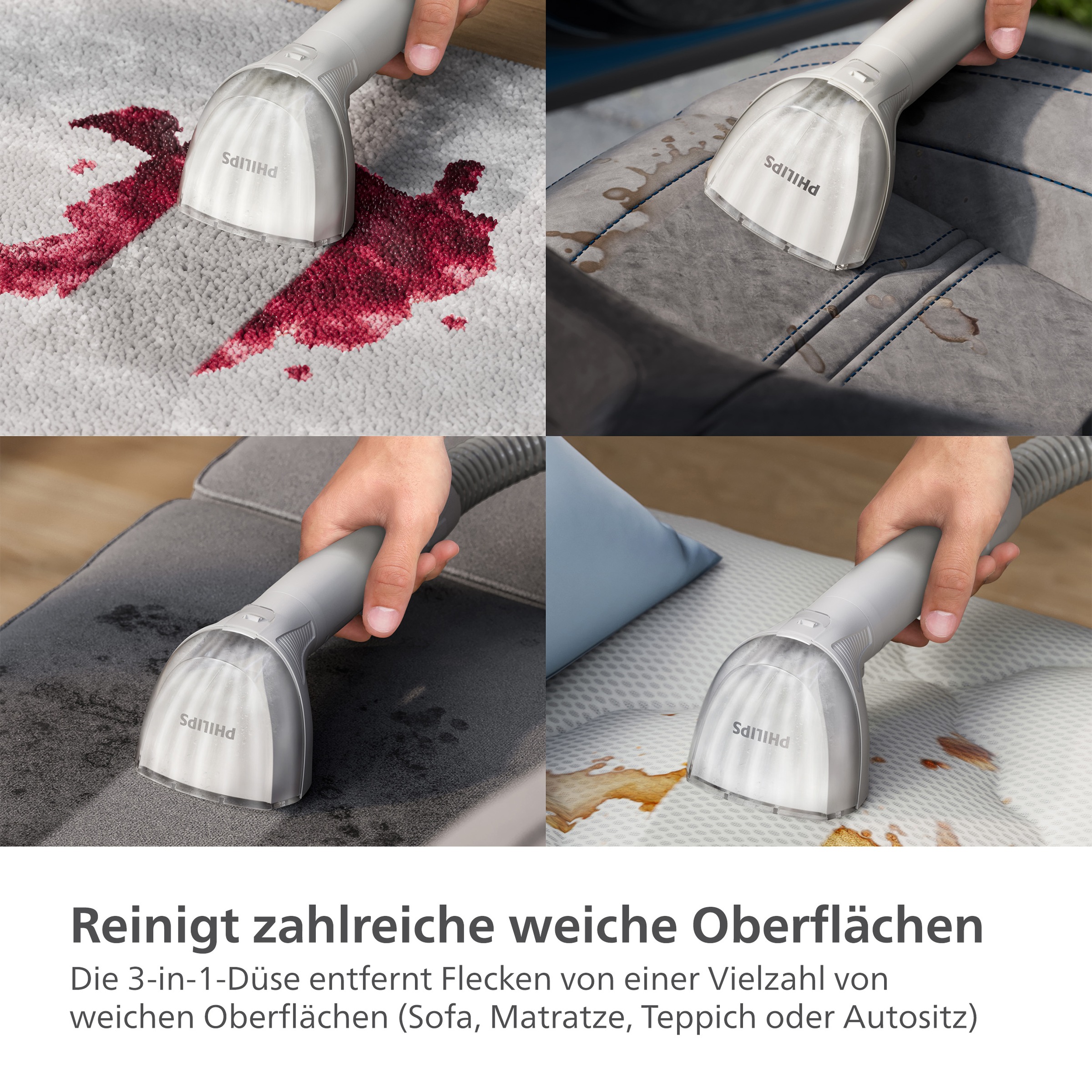 Philips Wasch-Sauger "XW3193/11 3000 Series mit 2 Bürsten unterschiedlicher günstig online kaufen