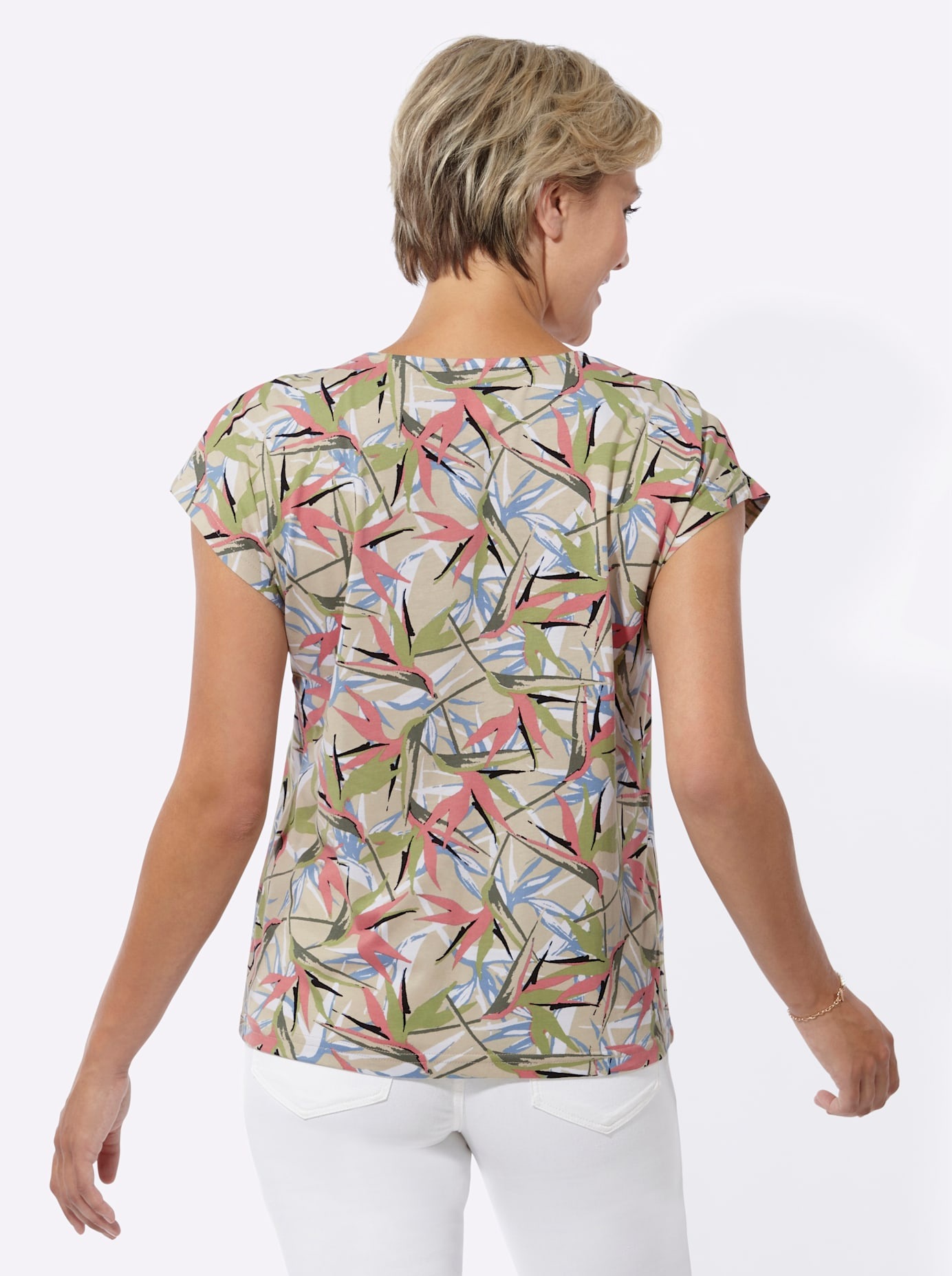 Shirt Women's Crew Neck Green Size 44 2