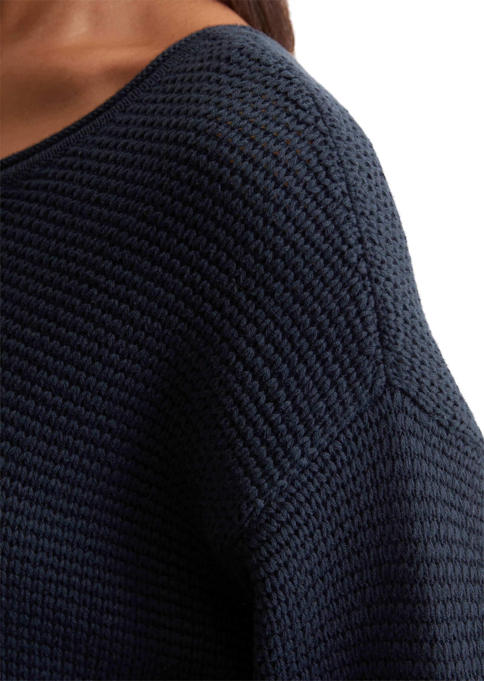 Marc O'Polo Rundhalspullover »aus Organic Cotton«