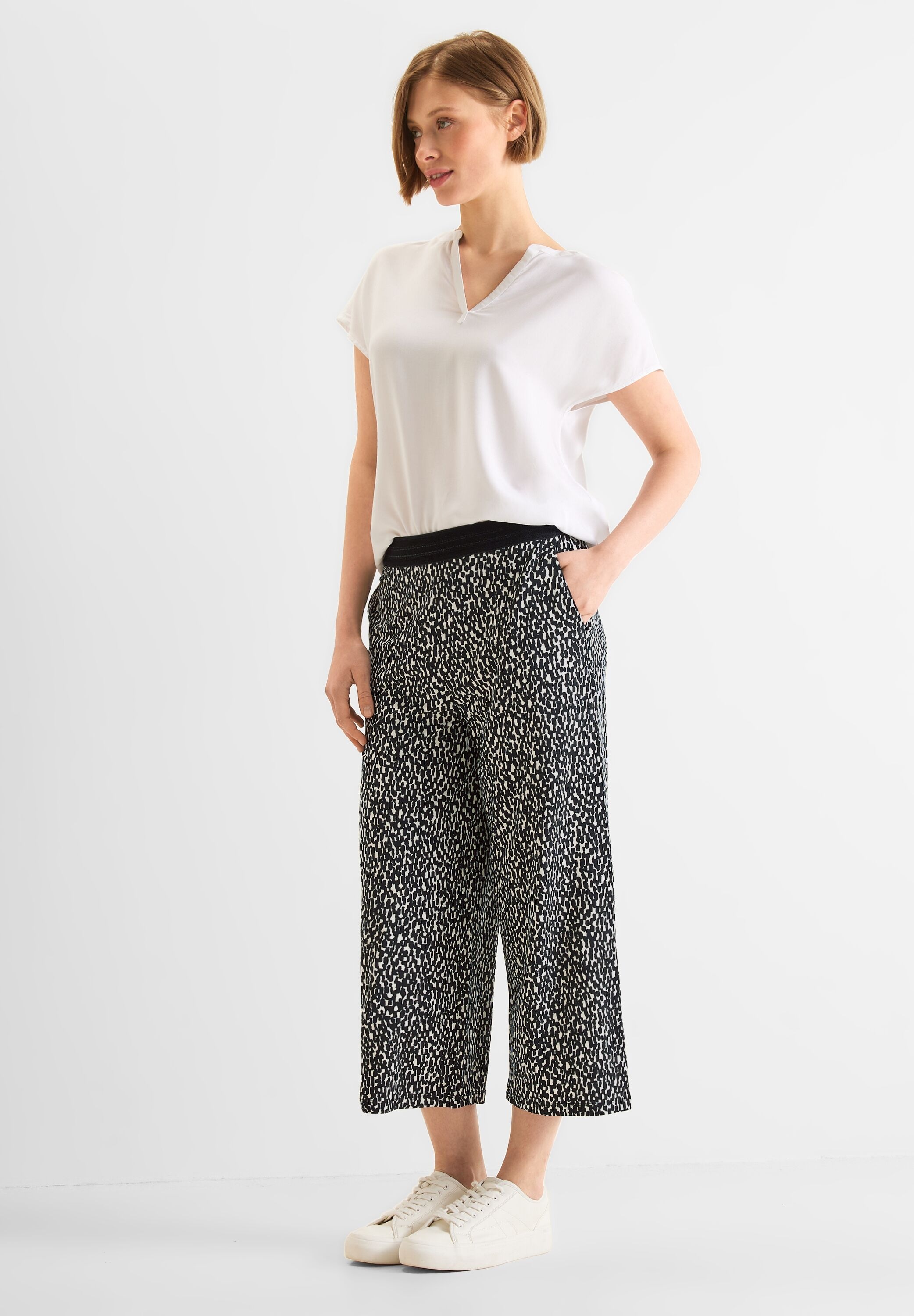 STREET ONE 3/4-Hose, mit allover Print