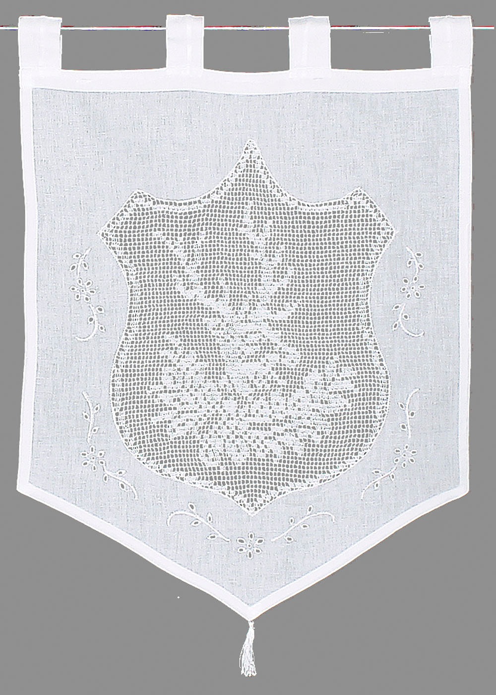 HOSSNER - ART OF HOME DECO Scheibengardine »Hirsch«, (1 St.), HxB: 60x45