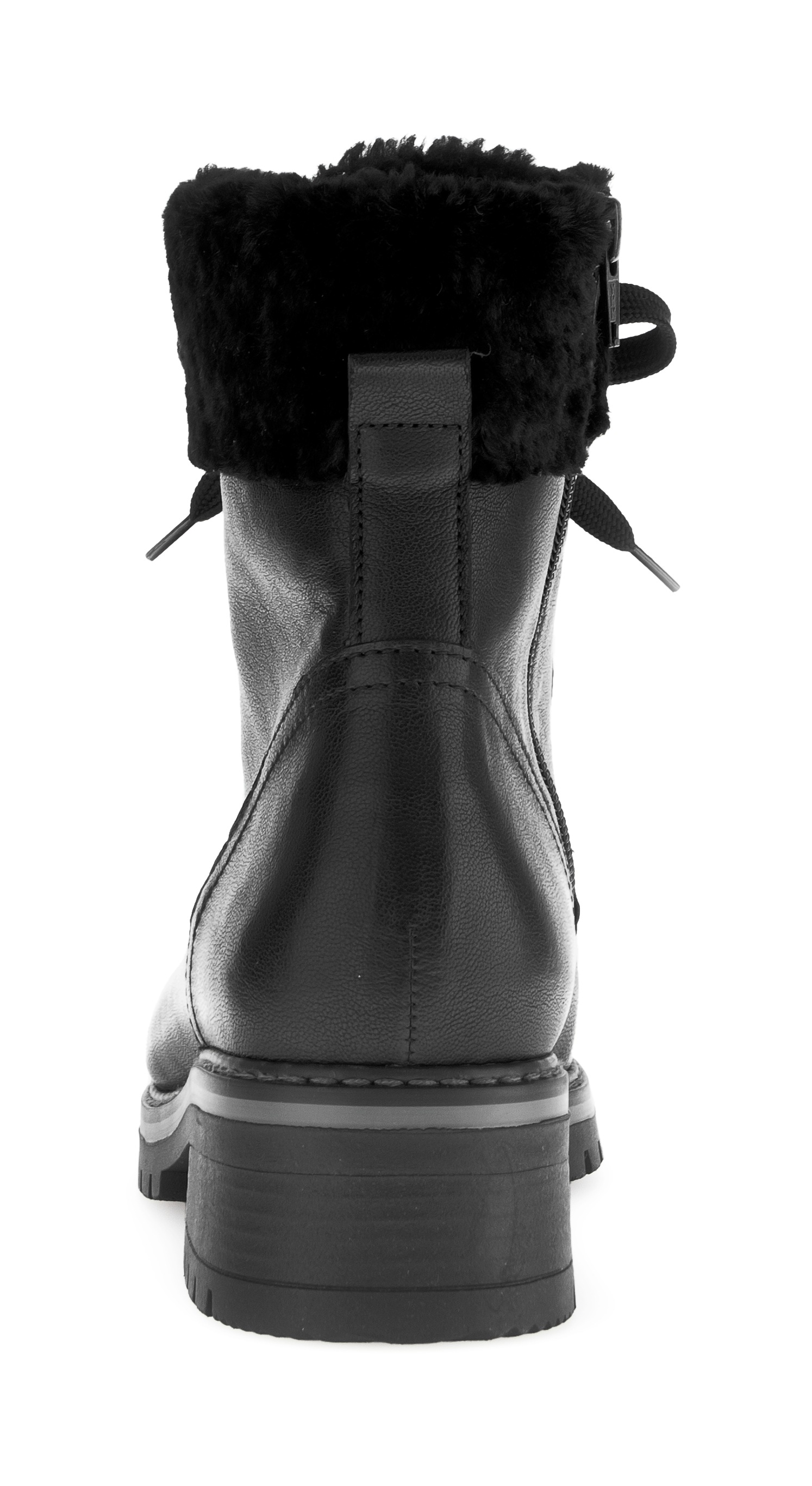 Gabor Winterstiefelette »GENUA«, Blockabsatz, Winterboots mit Teddyplüsch-Kragen, Weite G (= weit)