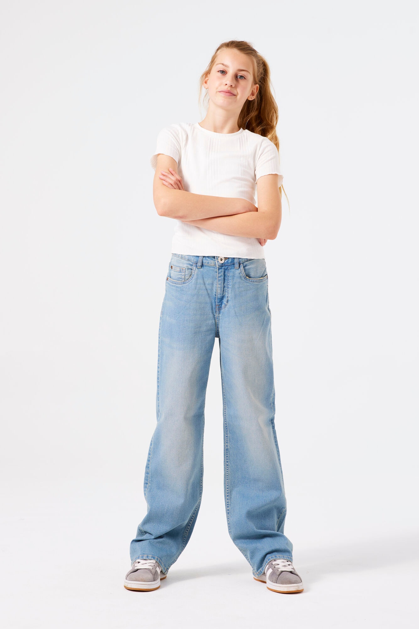 Garcia Straight-Jeans »Ilvy«, for Girls, mit weitem Bein