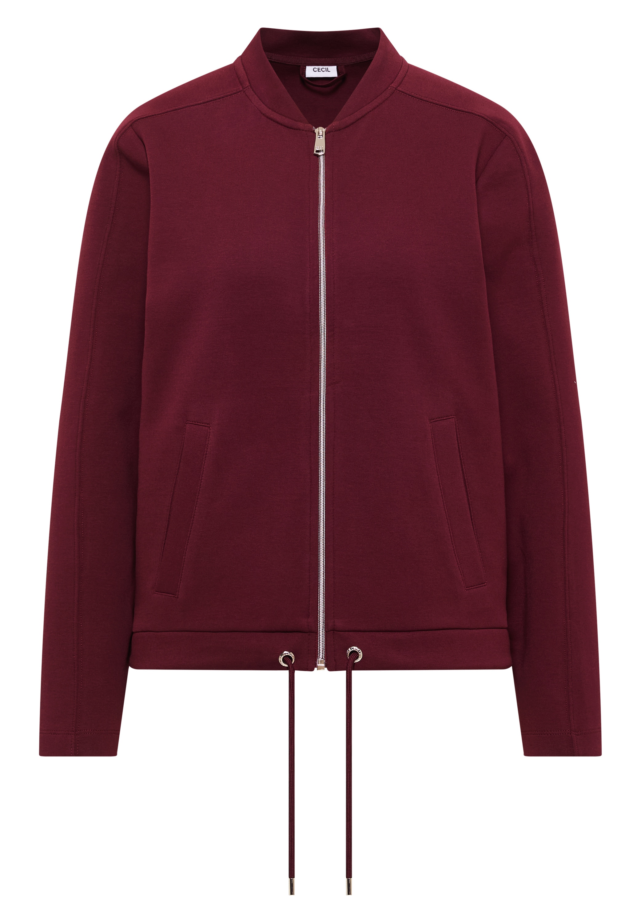Cecil Sweatjacke mit Tunnelzug am Saum