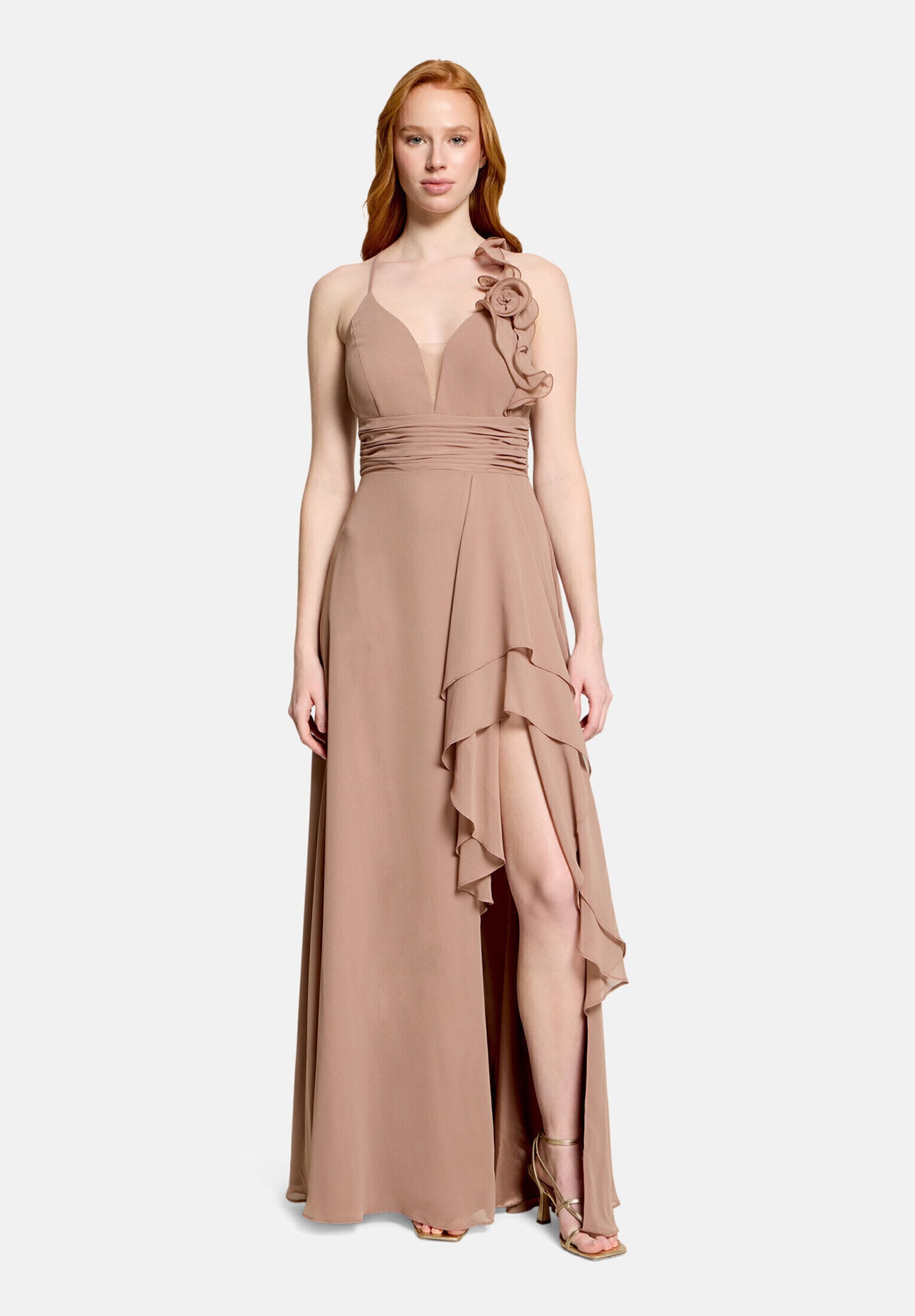 Vera Mont Chiffonkleid »Damen mit Volant« Ohne Tasche