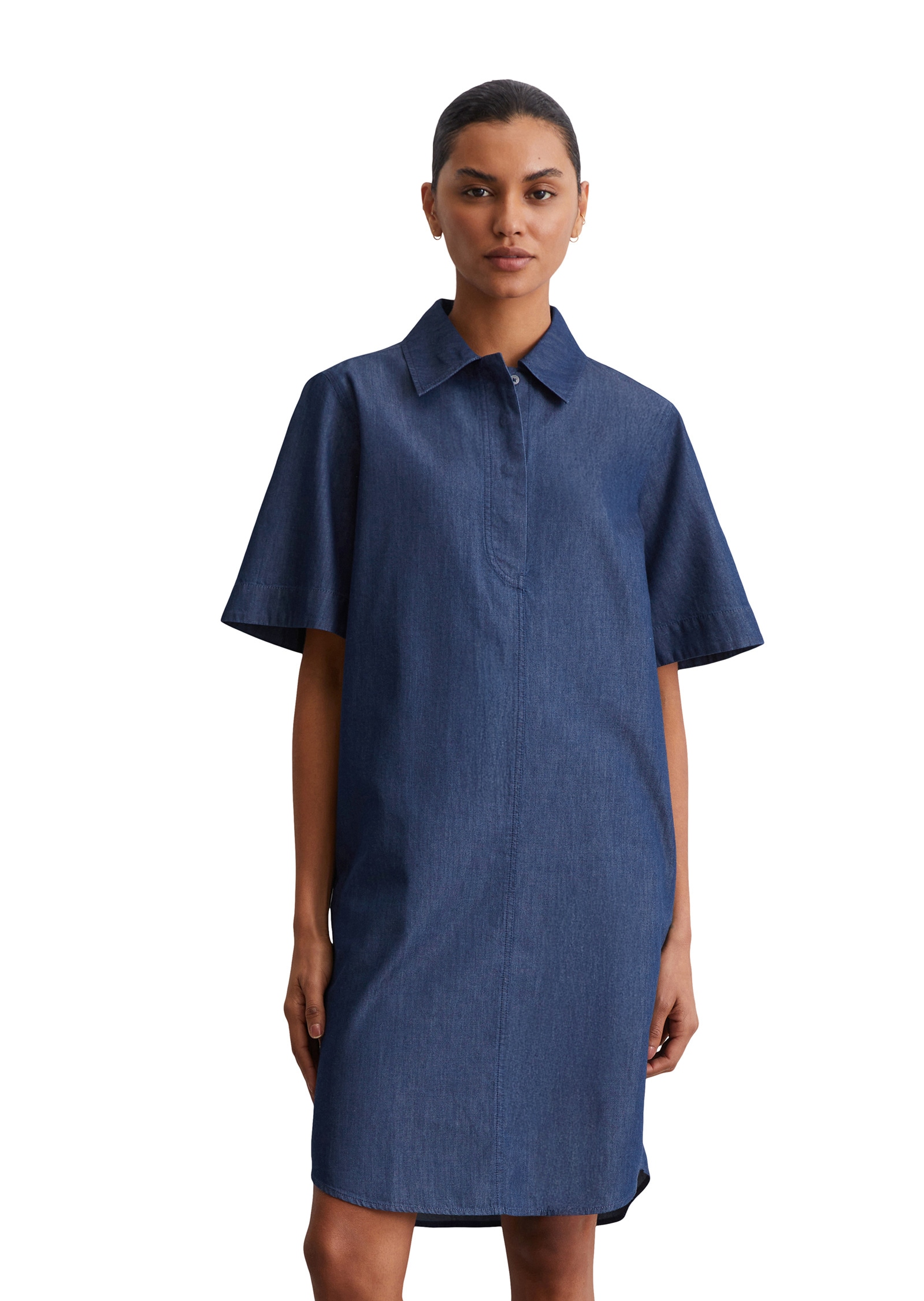 Marc OPolo Hemdblusenkleid "aus Organic-Cotton-Lyocell-Mix" günstig online kaufen