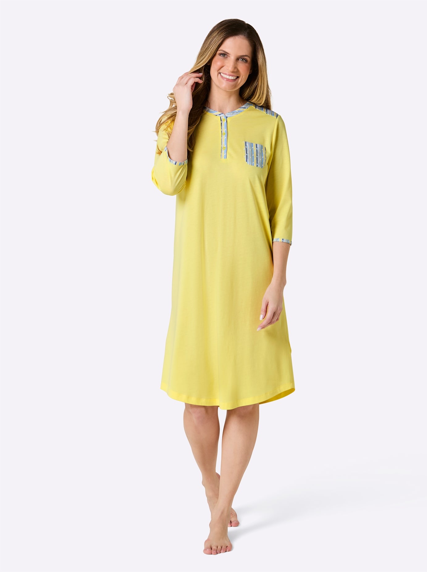 wäschepur Nachthemd "Nachthemd" Brusttasche günstig online kaufen