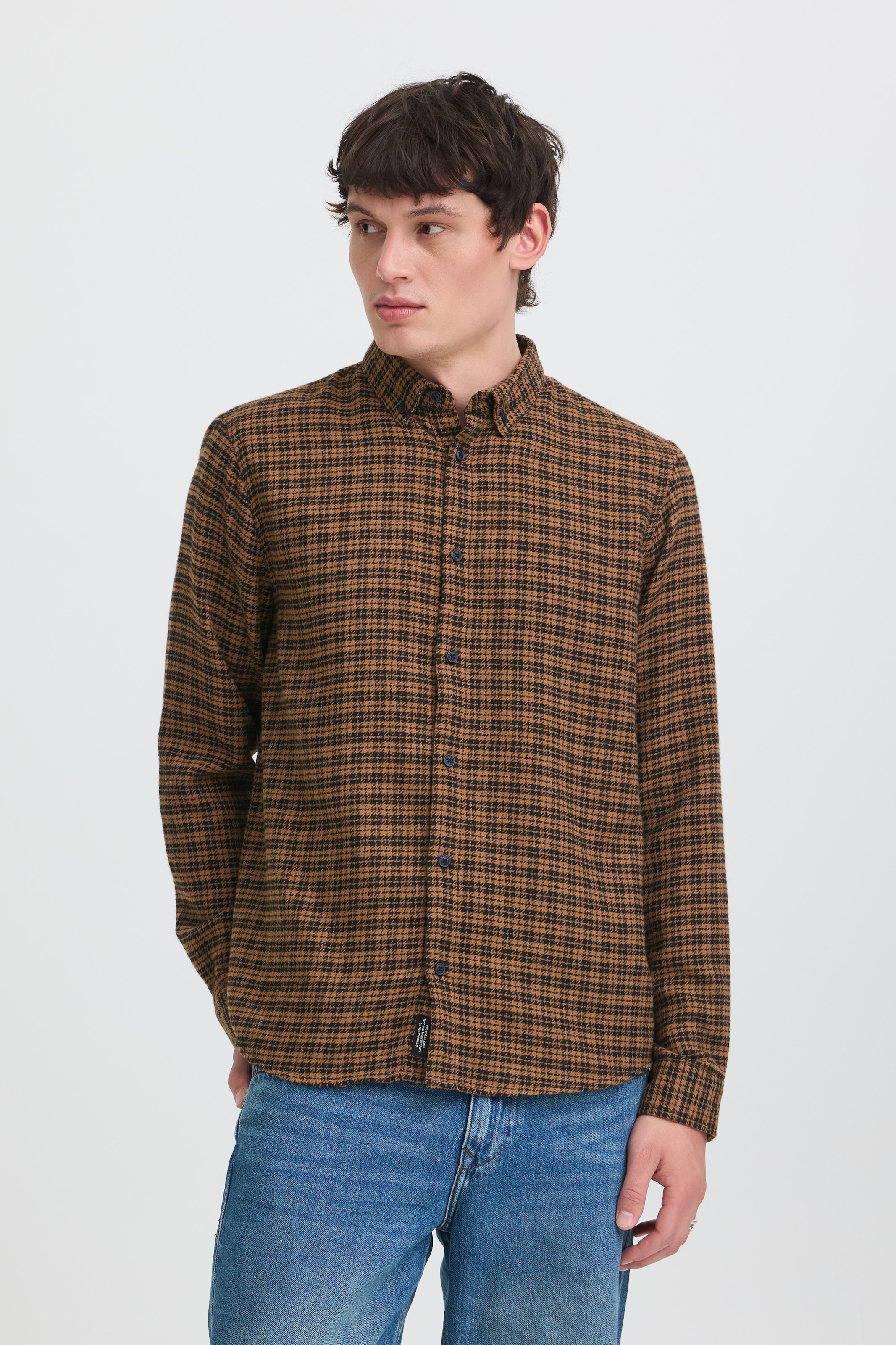 Blend Langarmhemd »BHCLARK SHIRT« Materialmix, regular fit