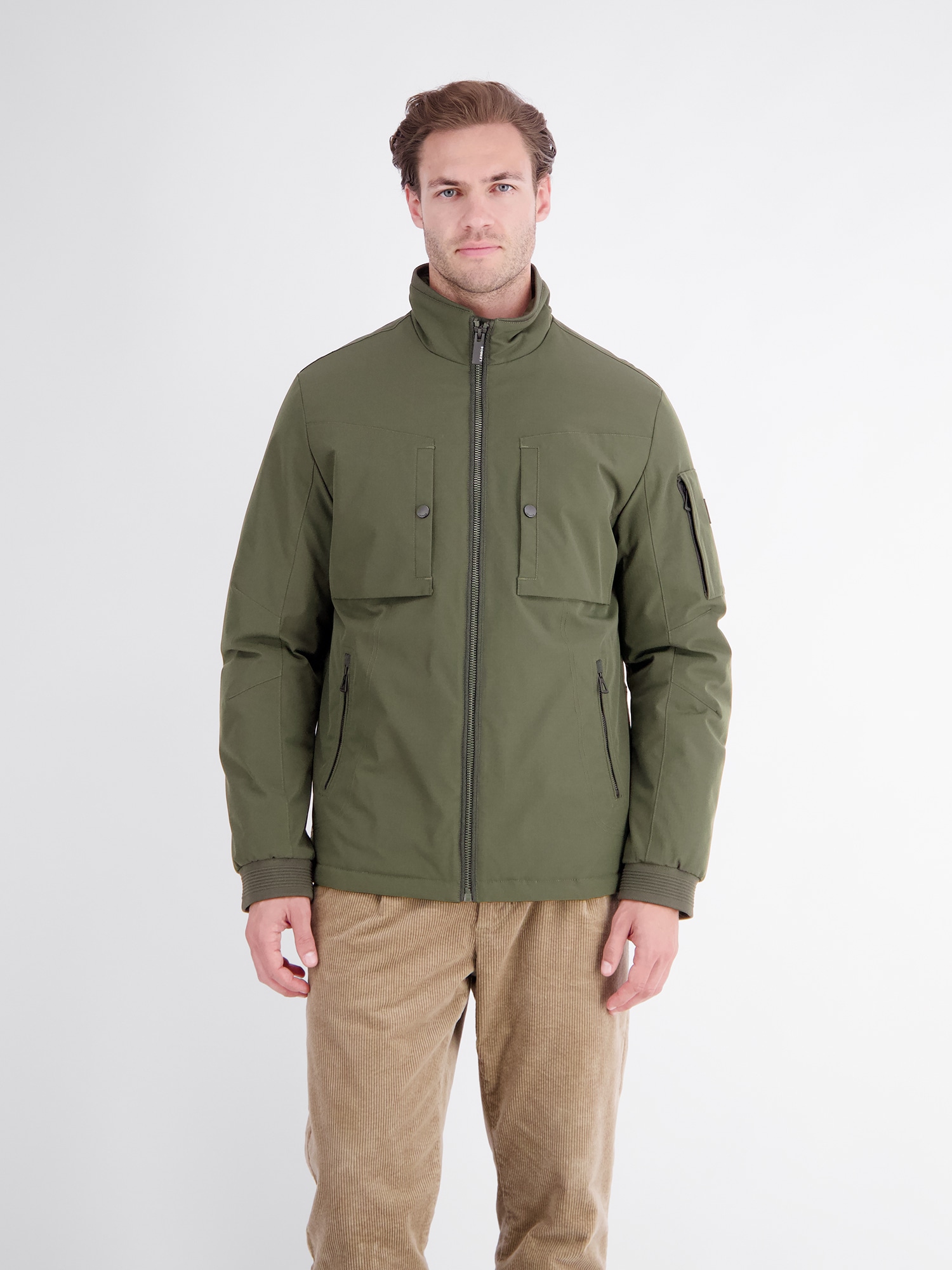 LERROS Outdoorjacke "Sportive Jacke aus flexibler Kunstfaser mit Fütterung" ohne Kapuze