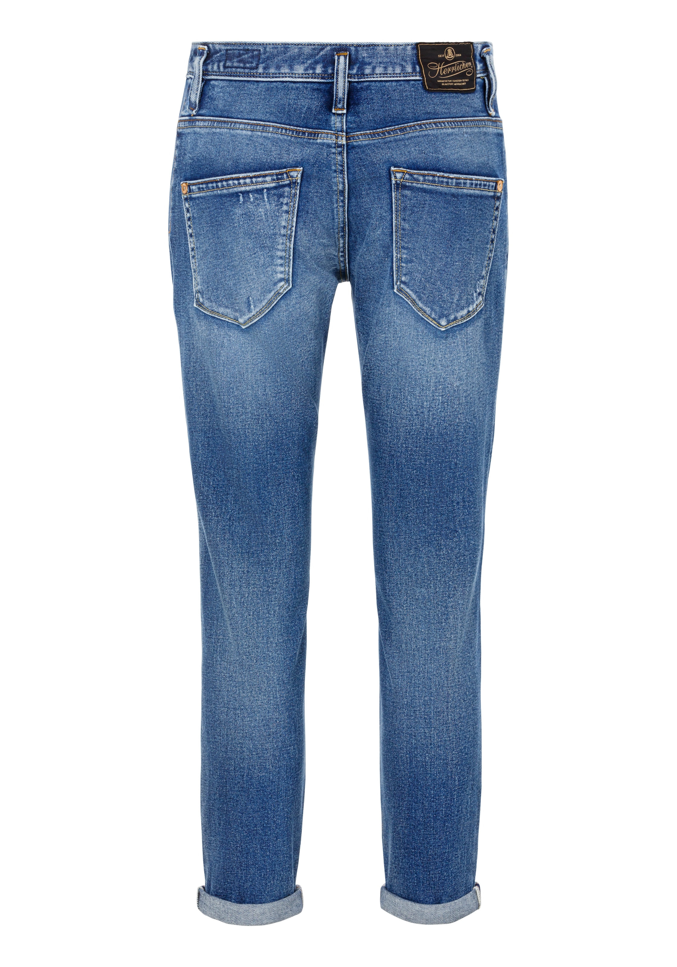 Herrlicher 7/8-Jeans »Shyra Cropped Denim Comfort«, mit halb verdeckter Knopfleiste