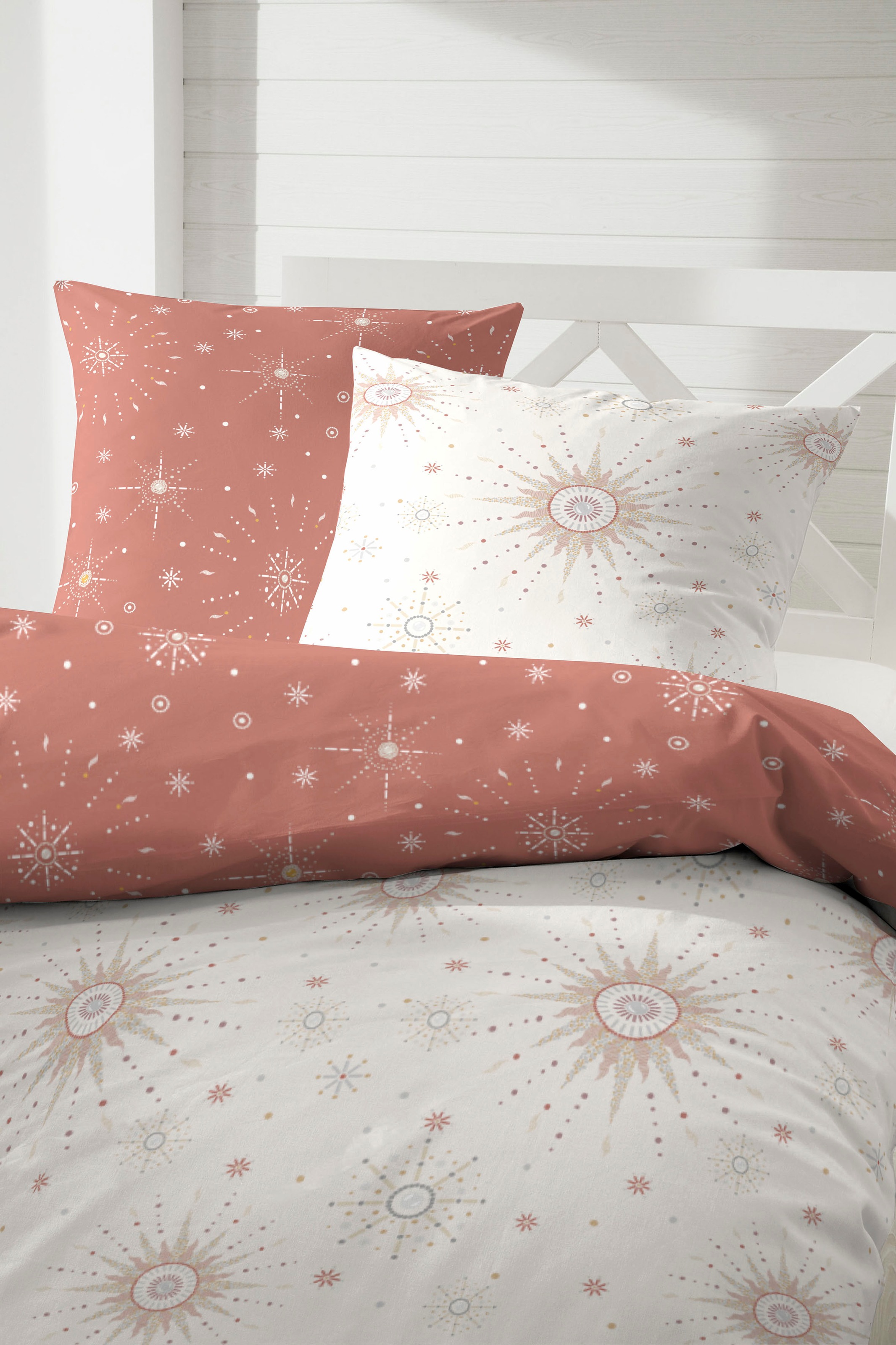 Primera Bettwäsche "Mako-Satin-Bettwäsche Milky Way" 2 Stk. tlg. Mit dem Tr günstig online kaufen