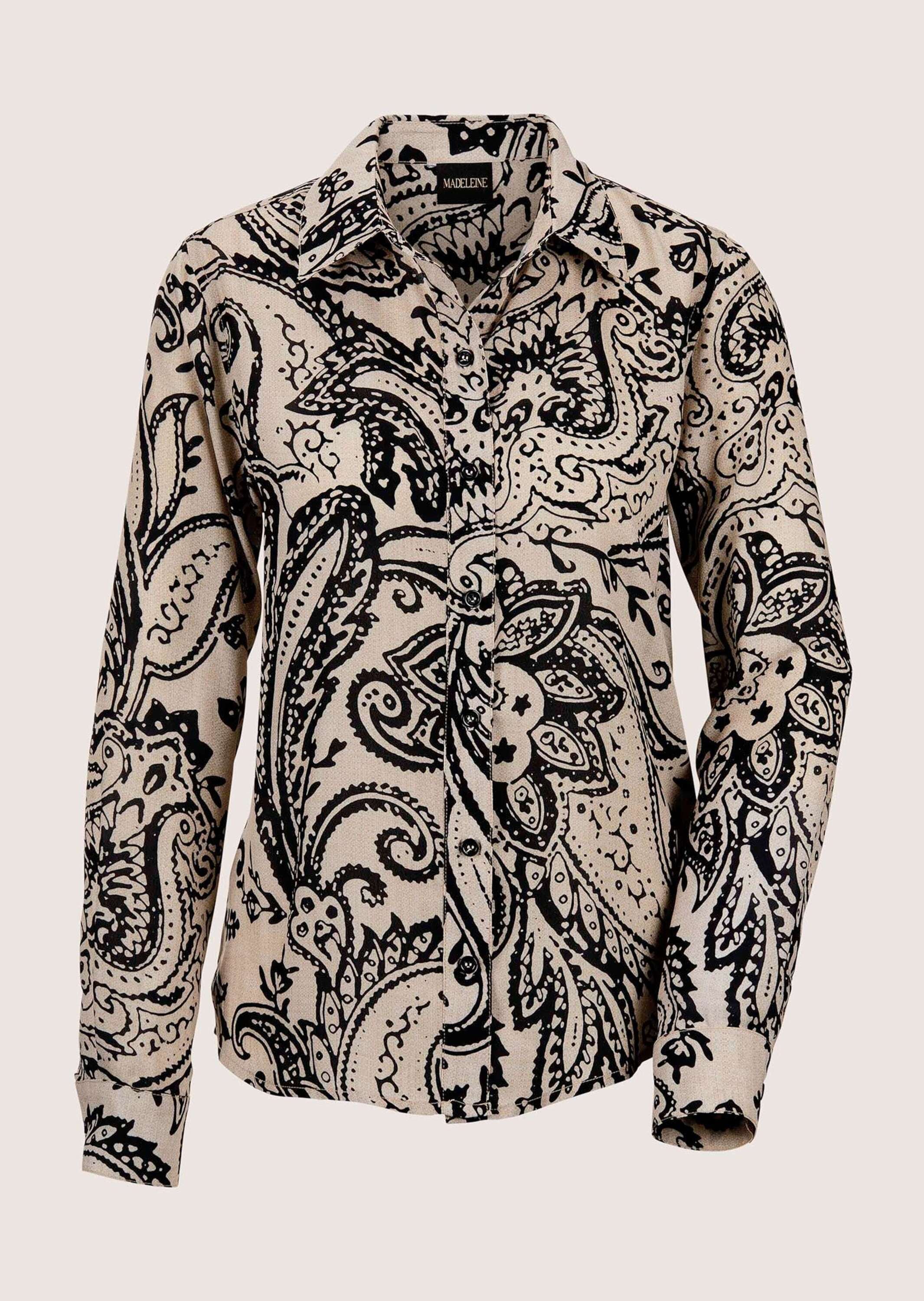 MADELEINE Hemdbluse "Druckbluse Hemdbluse mit grafischem Print" günstig online kaufen