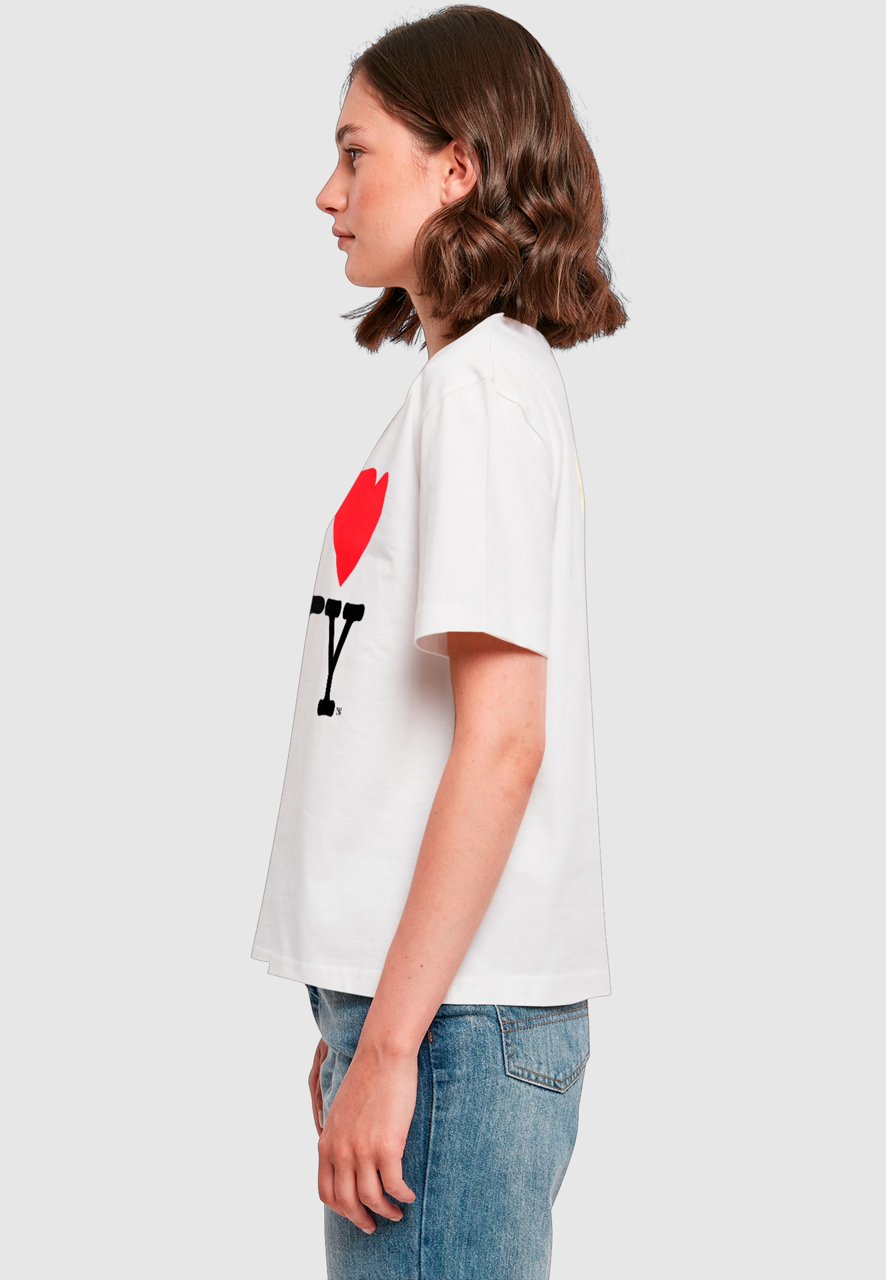 Merchcode T-Shirt »Merchcode Ladies I Love NY Tee« 1 Stk.