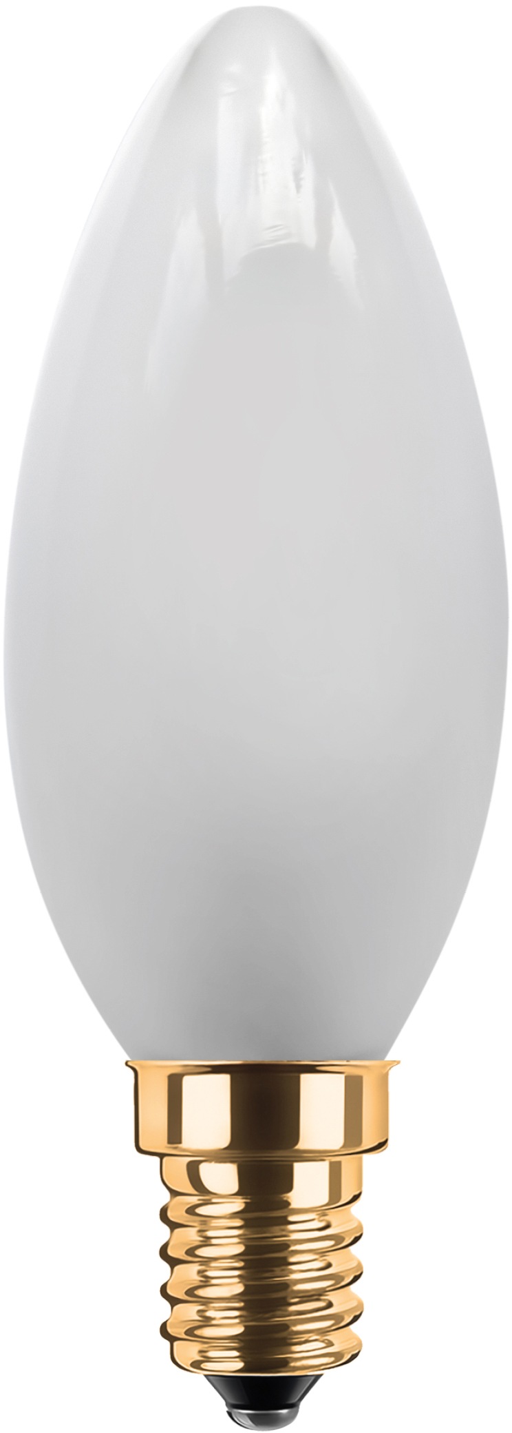 SEGULA LED-Leuchtmittel "Vintage Line", L:100cm Ø:35cm, weiß, Leuchtmittel, dimmbar, Kerze matt, E14