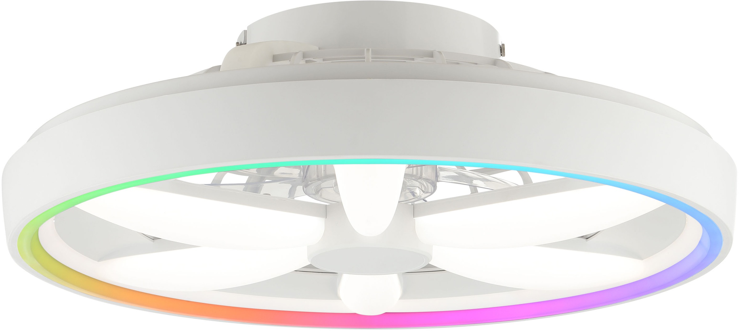 Hanseatic LED Deckenleuchte »DLV2205«, 1 flammig, Leuchtmittel LED-Modul | LED fest integriert, LED Ventilator, Ø 48 cm, 6400 lm, dimmbar, Fernbedienung