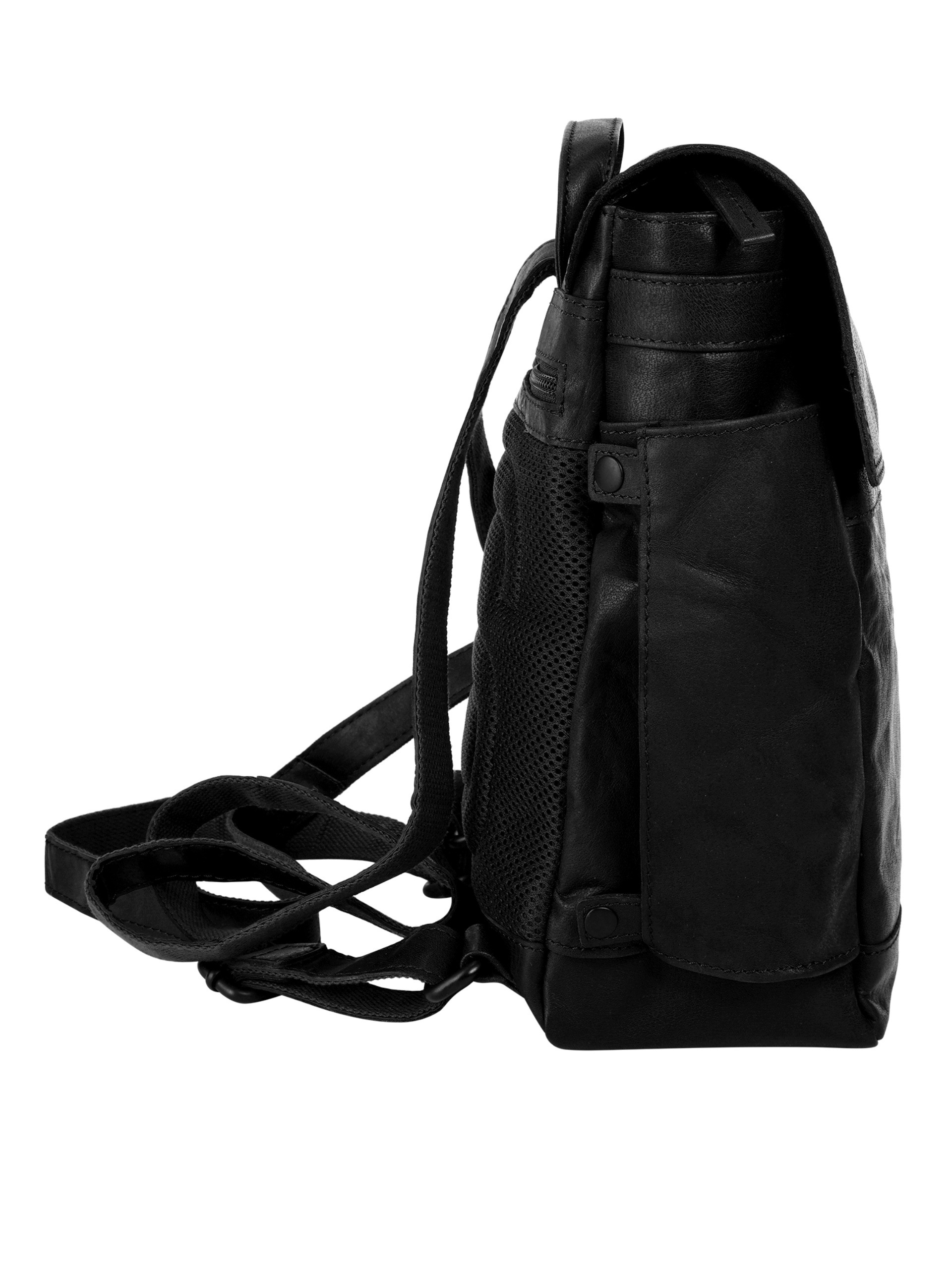 Spikes & Sparrow Laptoprucksack, echt Leder