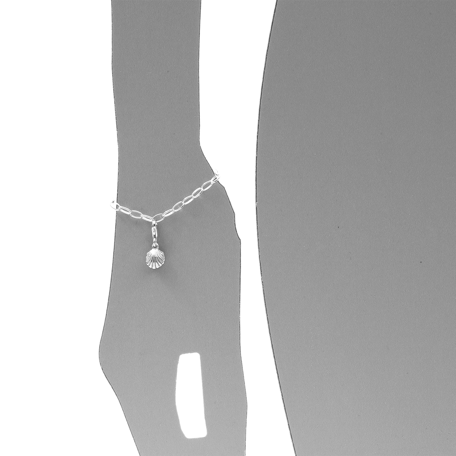 OSTSEE-SCHMUCK Kettenanhänger »- Muschel - Silber 925/000 - Bernstein«