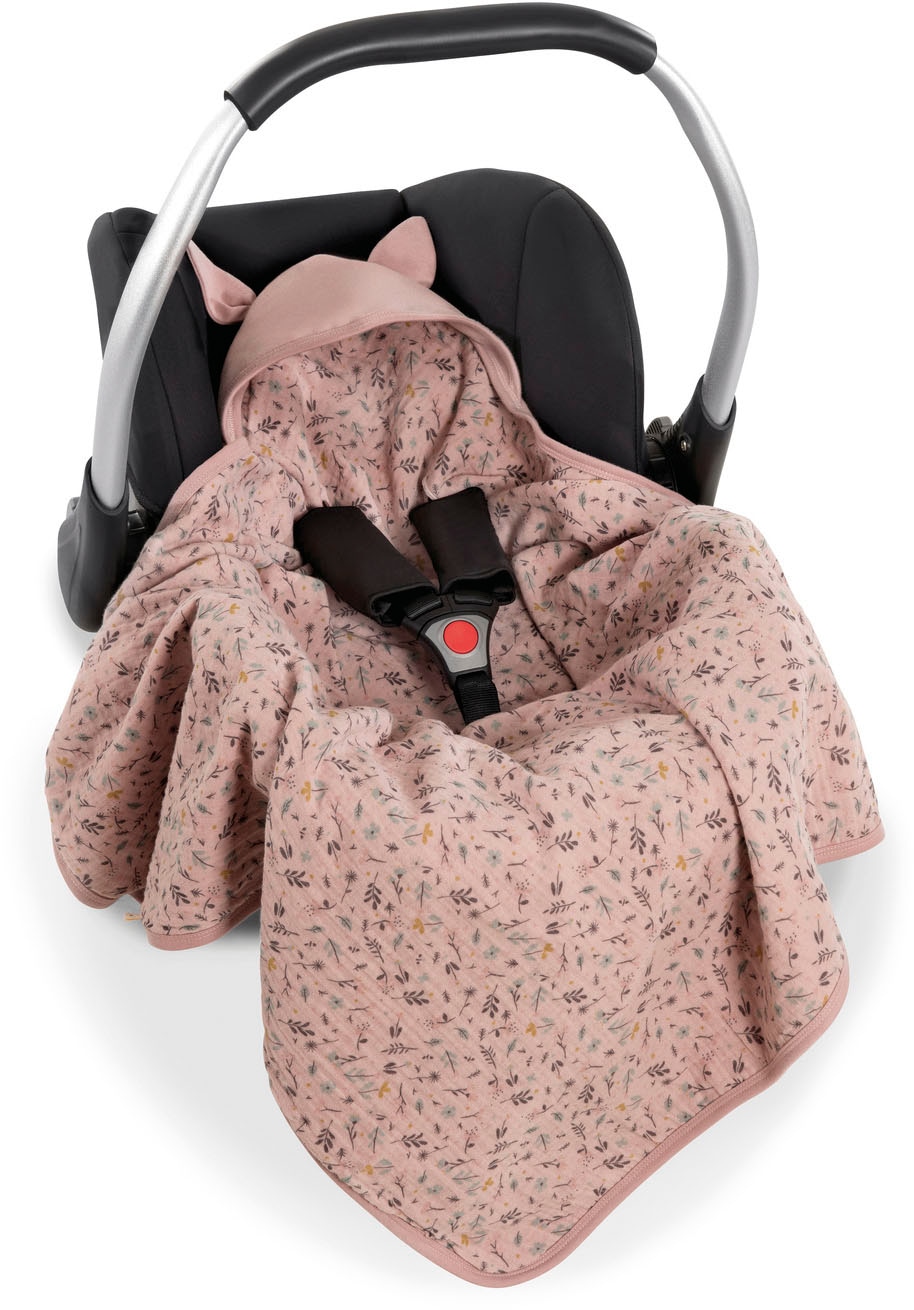 Hauck Babydecke »Baby Einschlagdecke, Snuggle N Dream Bambi Rose«, mit Kapuze