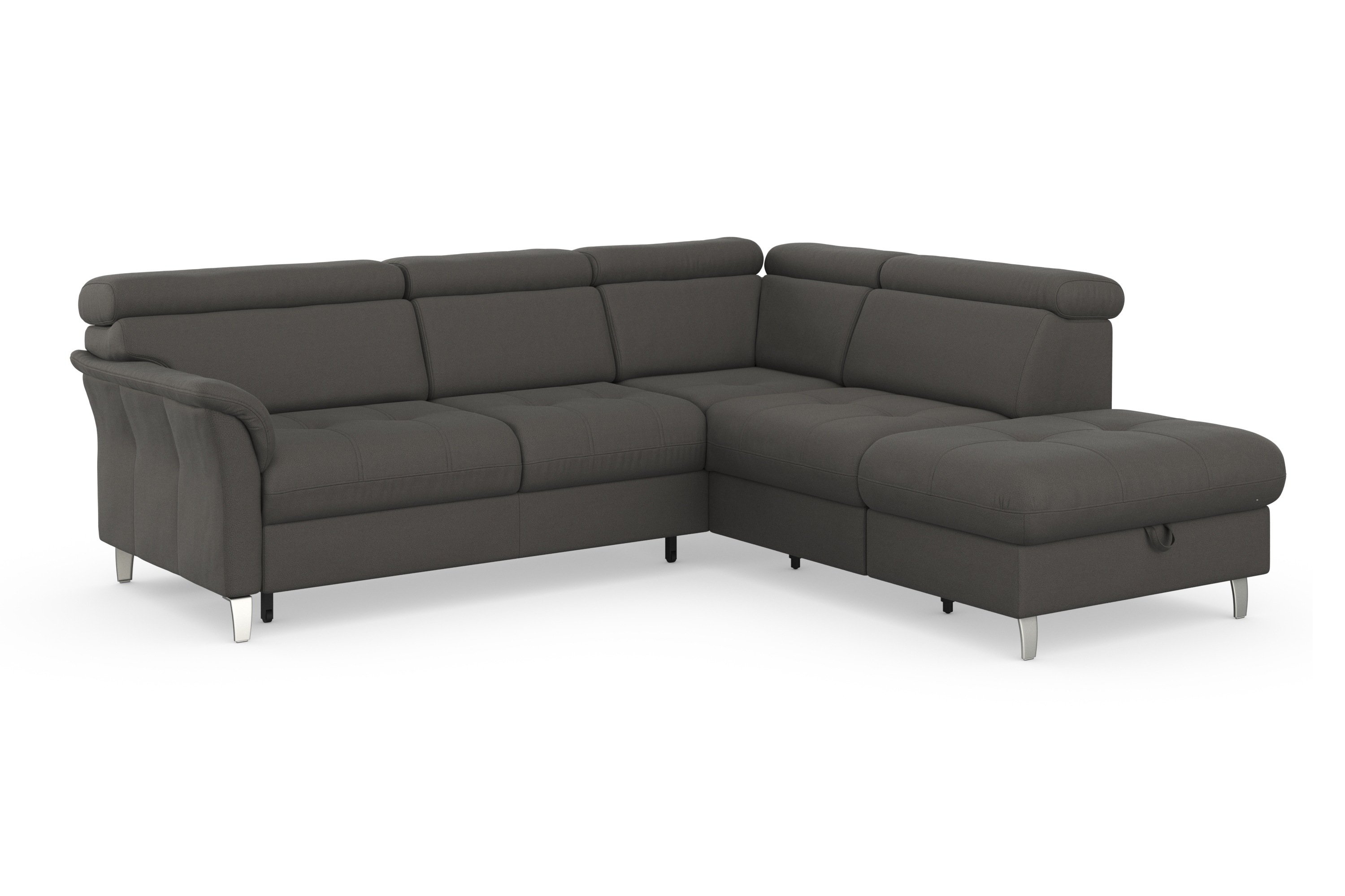 Thumbnail - sit&more Ecksofa "Marano L-Form", inklusive Kopfteilverstellung, wahlweise mit Bettfunktion, Bettkasten