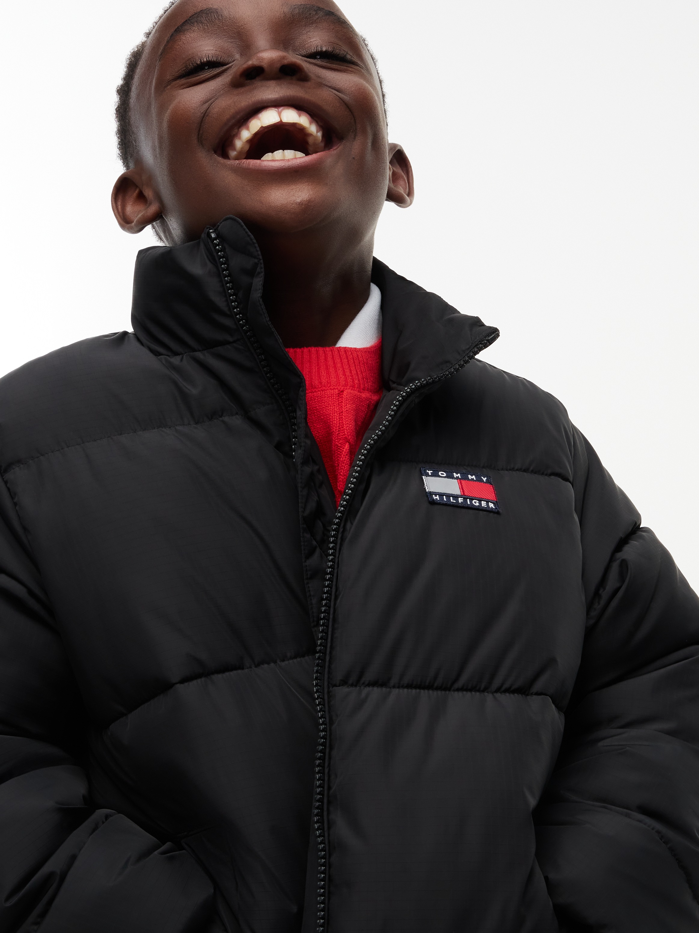 Tommy Hilfiger Steppjacke »NEW ESSENTIAL PUFFER JACKET« ohne Kapuze Regular Fit, wattiert, Kinder bis 16 Jahre