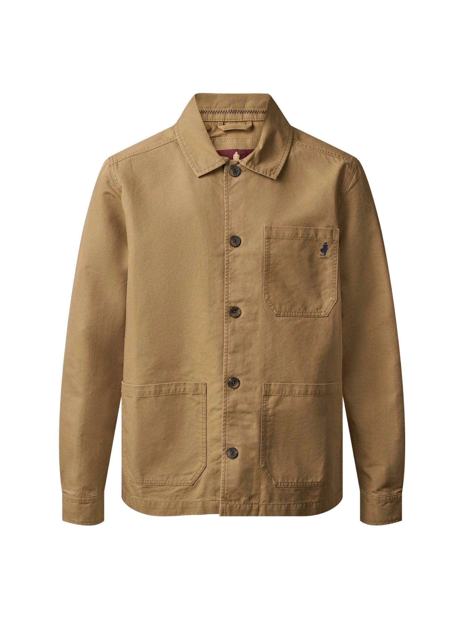 Langarmhemd MCS "MCS Shirt MCCraig", Herren, Gr. XL, Normalgrößen, otter, Obermaterial: 100% Baumwolle, Hemden