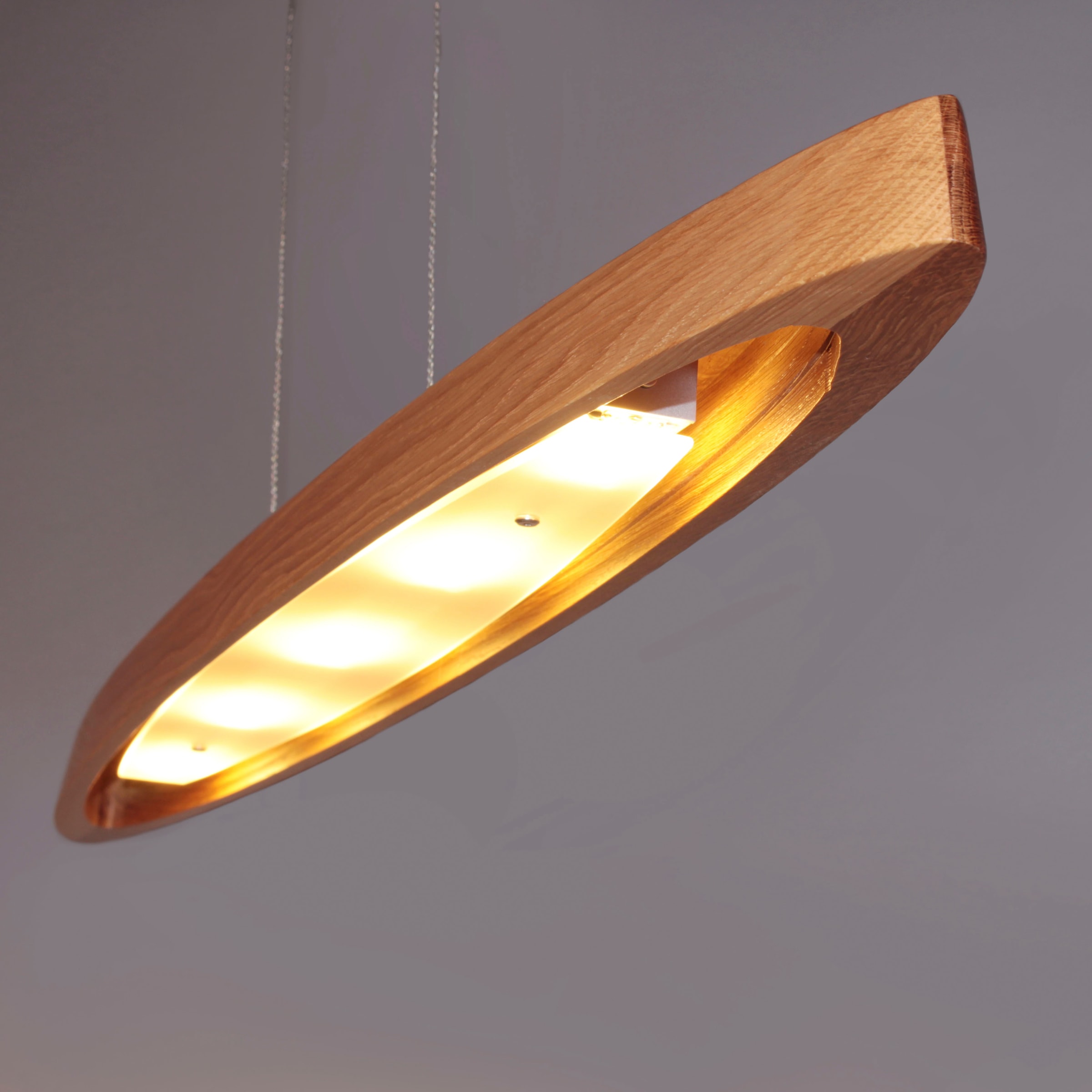 FISCHER & HONSEL Pendelleuchte »Shine-Wood«, 5 flammig, Leuchtmittel LED-Modul | LED fest integriert, made in Germany, langlebige LED