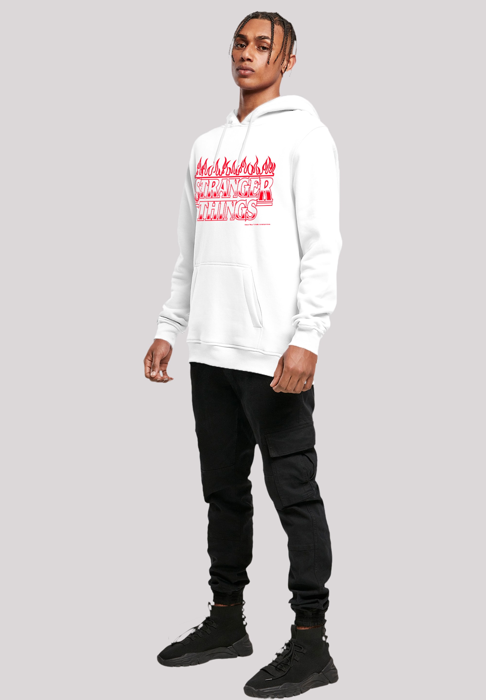 F4NT4STIC Kapuzenpullover »Stranger Things Flames Netflix TV Series«, Premium Qualität