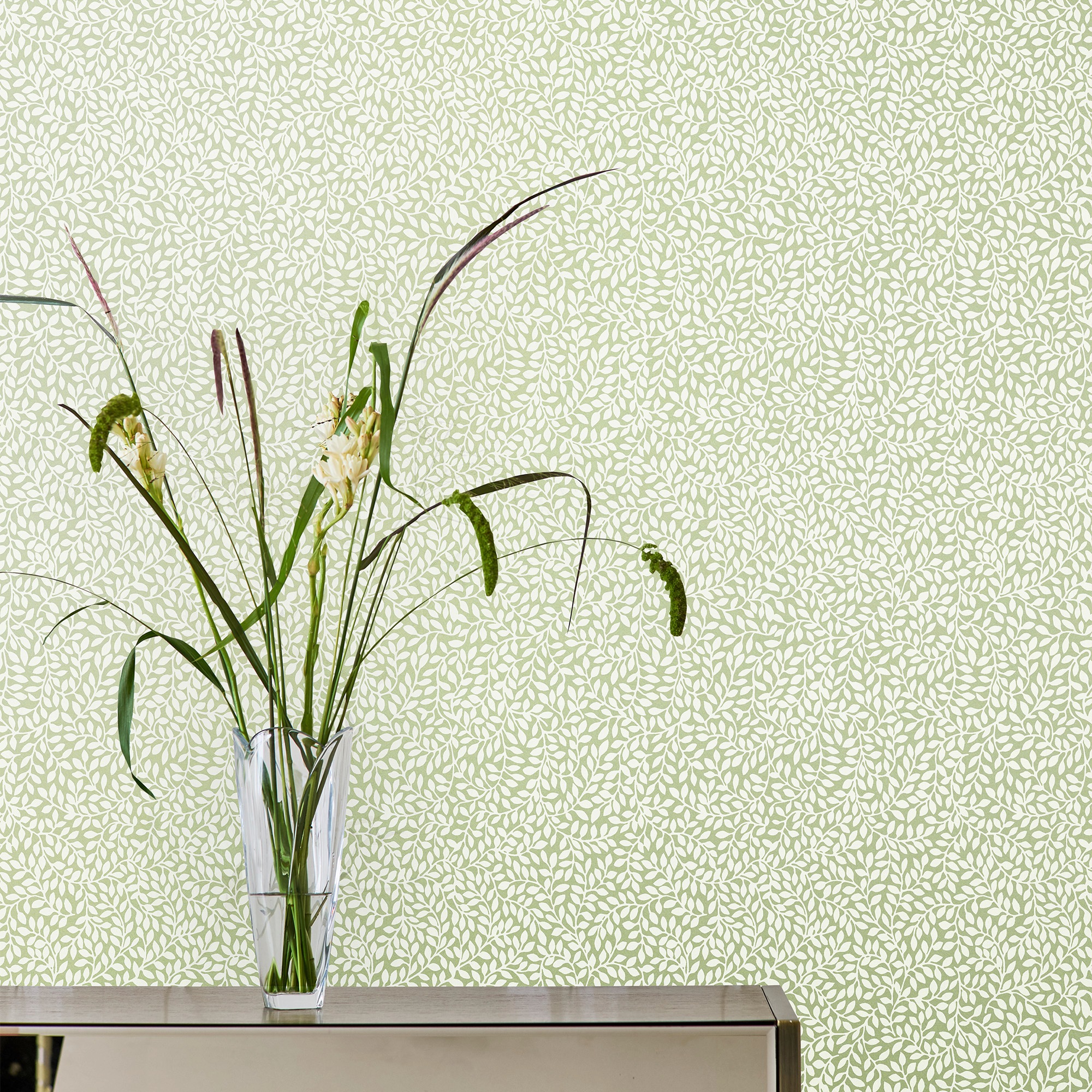 LAURA ASHLEY Vliestapete »Little Vines«, FSC® zertifiziert, mit lebhaftem Druck, 10 Meter Länge