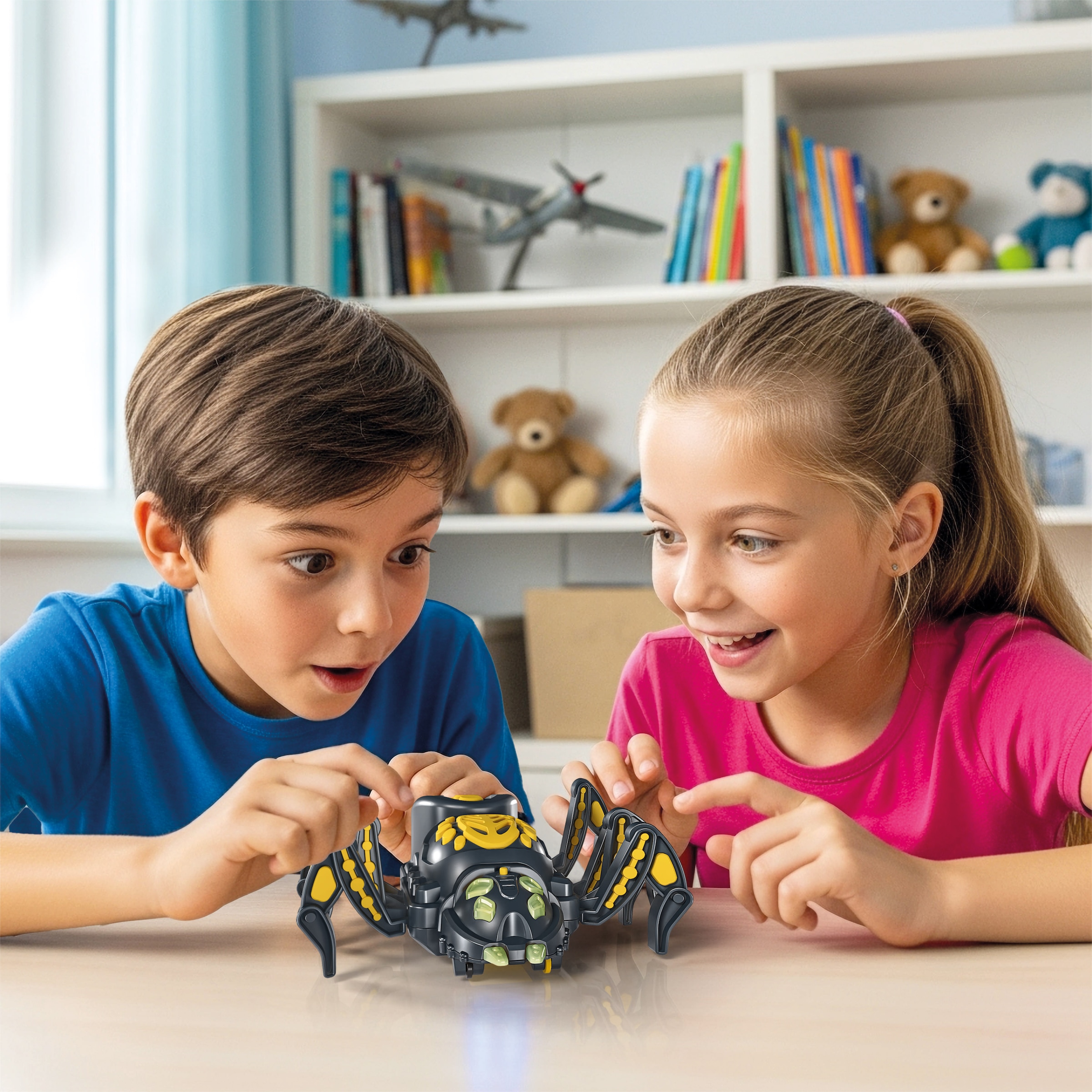 Clementoni® Robotertier »Galileo Robotics, SPIDER Bot« mit Licht