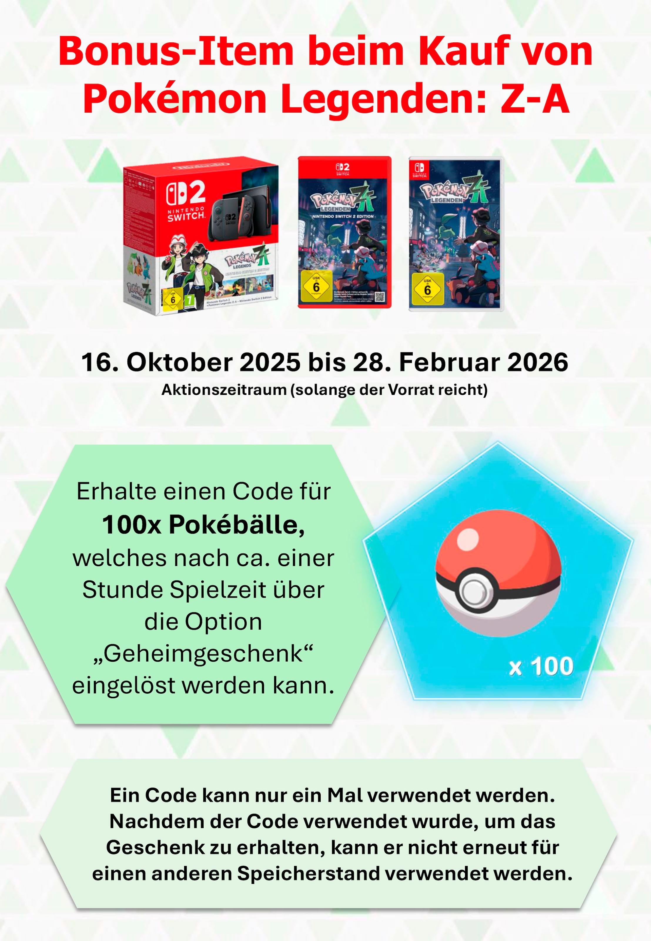 Nintendo Switch 2 Konsolen-Set »Switch 2 + Pokemon-Legenden: Z-A« 256 GB