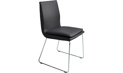 K+W Komfort & Wohnen Esszimmerstuhl »Creso«, Leder Longlife BRONCO, mit Sitzkissen und... kaufen
