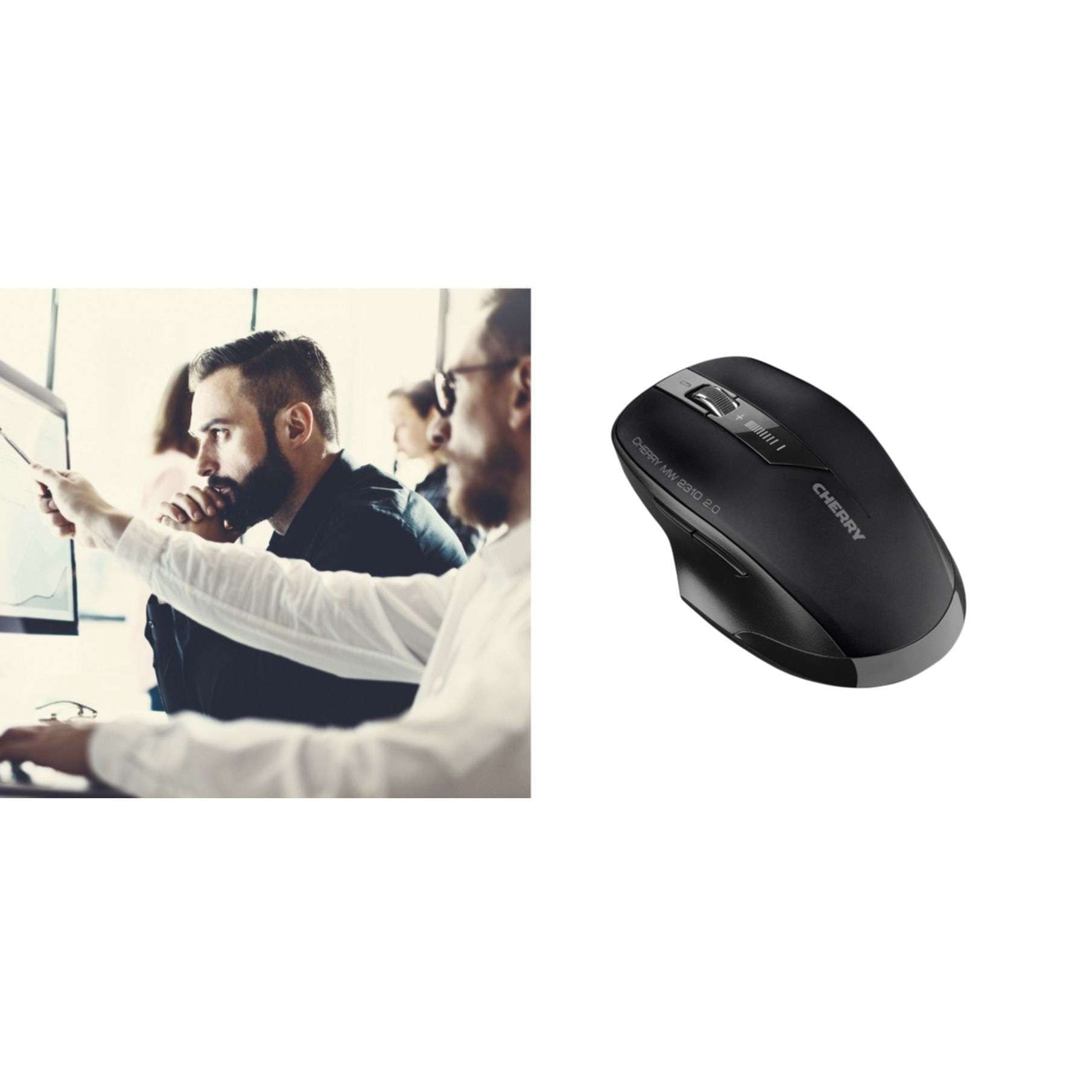 Cherry Maus »MW 2310 2.0 Kabellose Maus, Schwarz, USB«