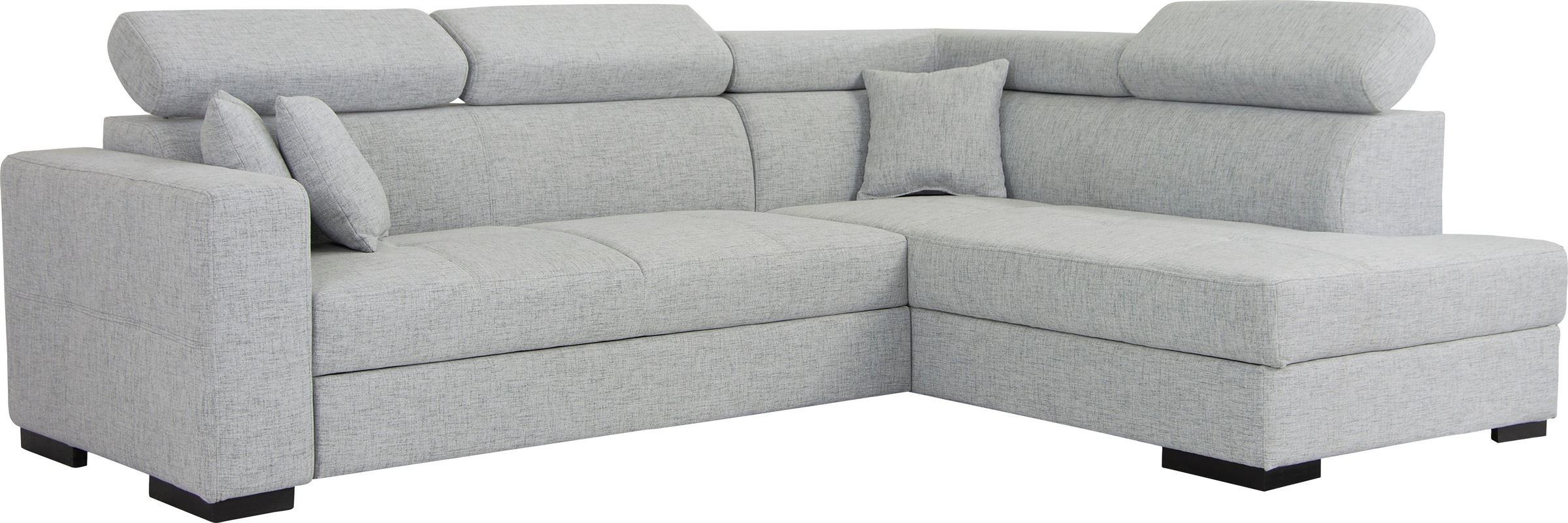 Thumbnail - Home affaire Ecksofa "Tulio L-Form" wahlweise mit Bettfunktion und Bettkasten, incl. 3 Zierkissen