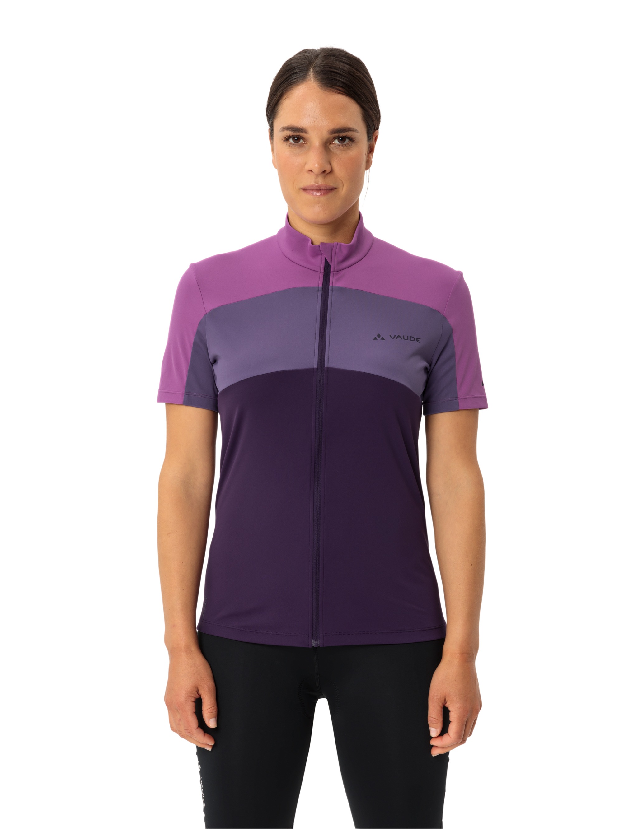 VAUDE Radtrikot "WOMENS MATERA FZ TRICOT" 1 Stk. tlg. Fahrradshirt Colorblo günstig online kaufen