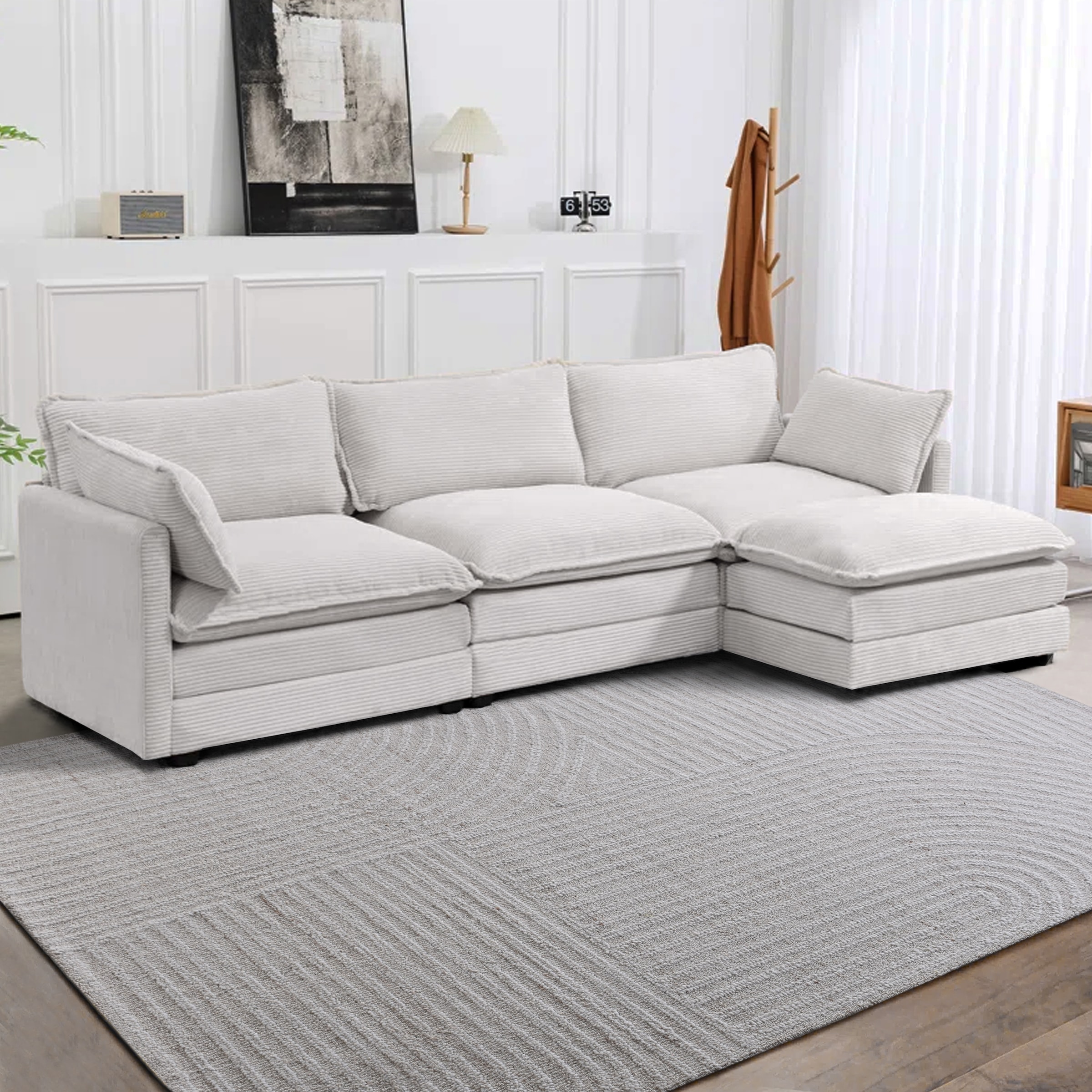 my home Wollteppich »Brevik«, rechteckig, 11 mm Höhe, handgearbeitete Teppiche, Wohnzimmer, Schlafzimmer, Esszimmer