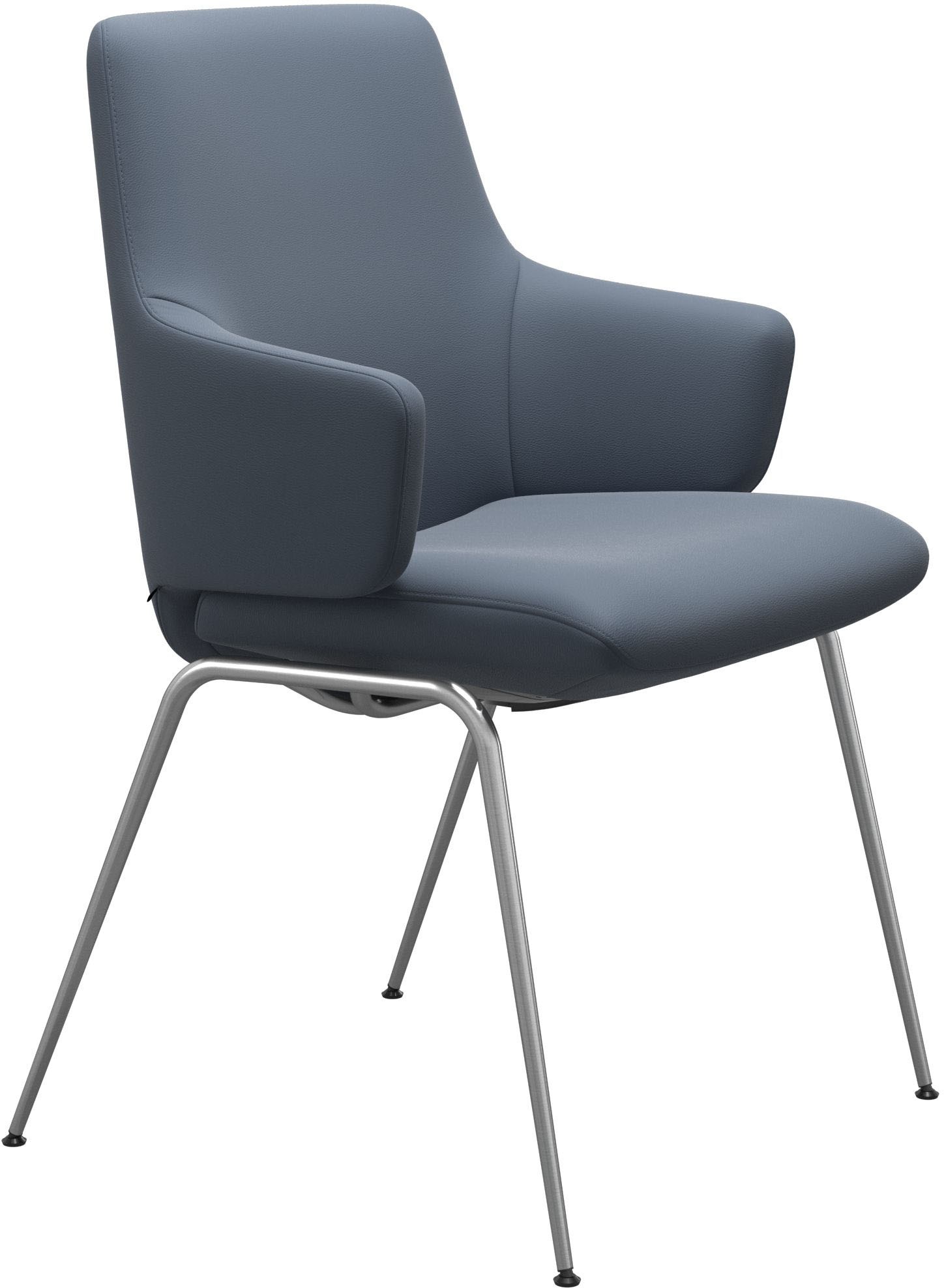 Stressless® Polsterstuhl »Laurel«, Leder PALOMA, Low Back mit Armlehne, Größe L, mit Beinen aus Stahl in Chrom matt