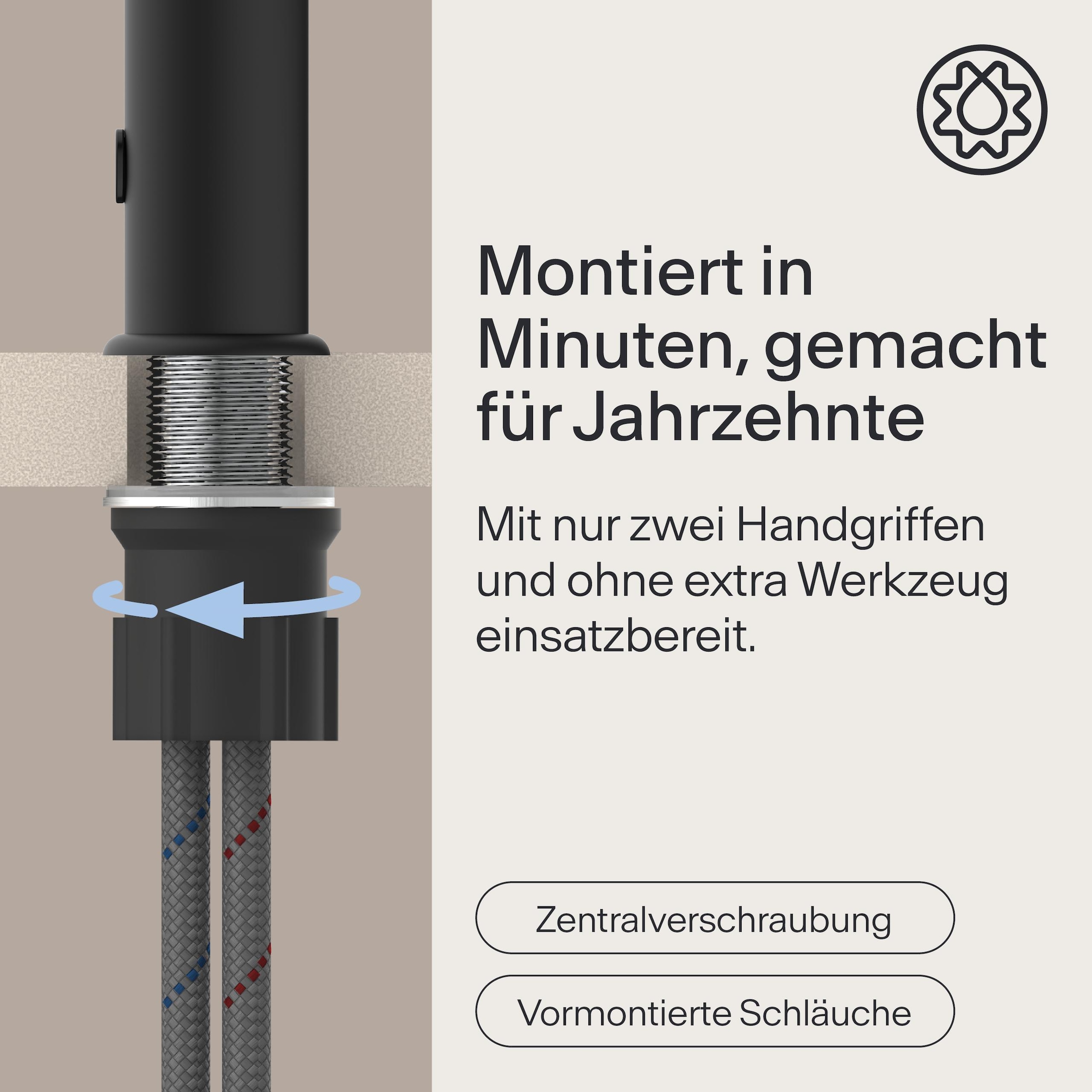 WASSERWERK Waschtischarmatur »WT 11«