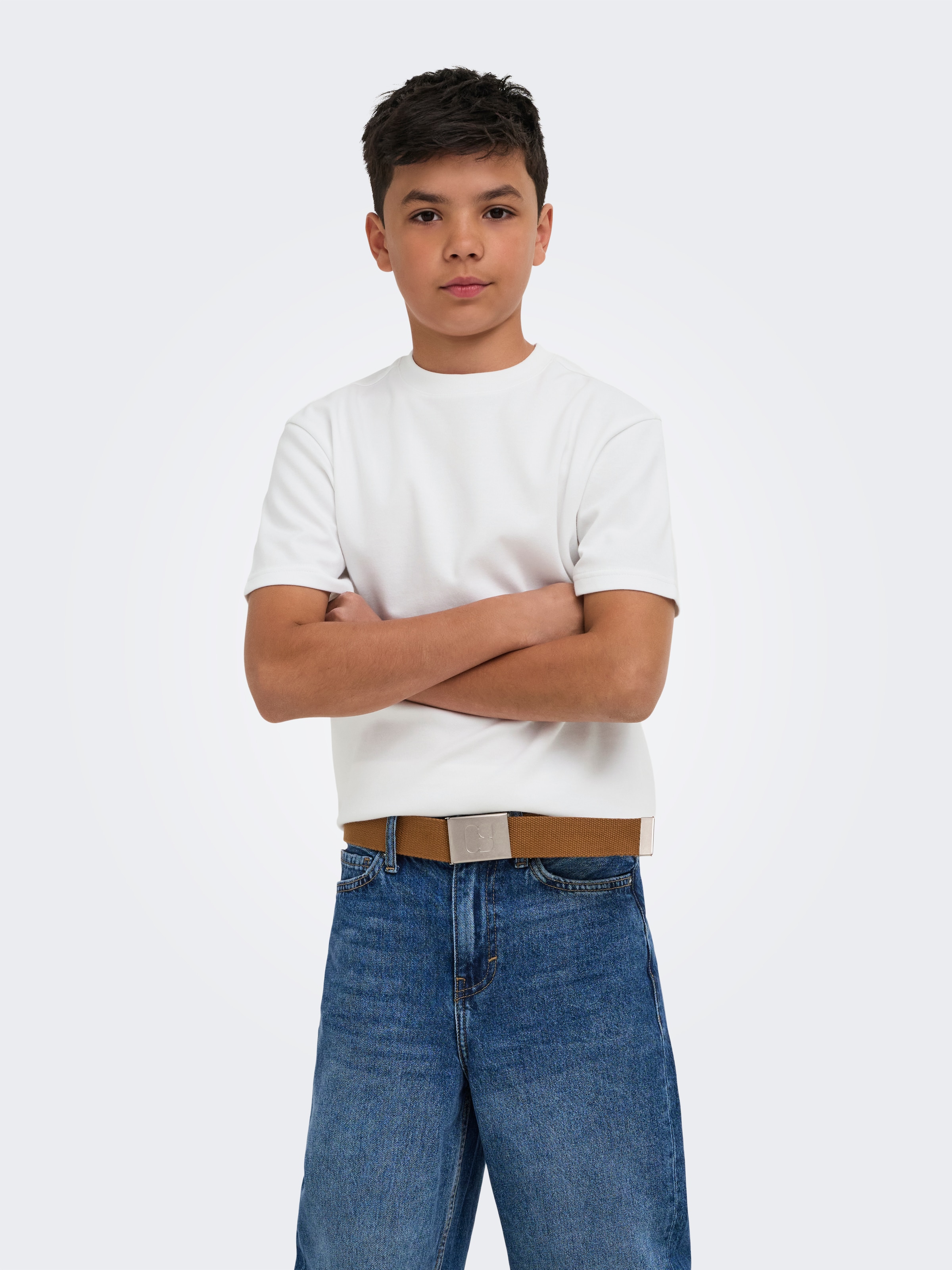 ONLY & SONS junior Rundhalsshirt »OSJCASPIAN AIRFLEX BOXY SS TEE JRS« Baumwollmischung, regular fit