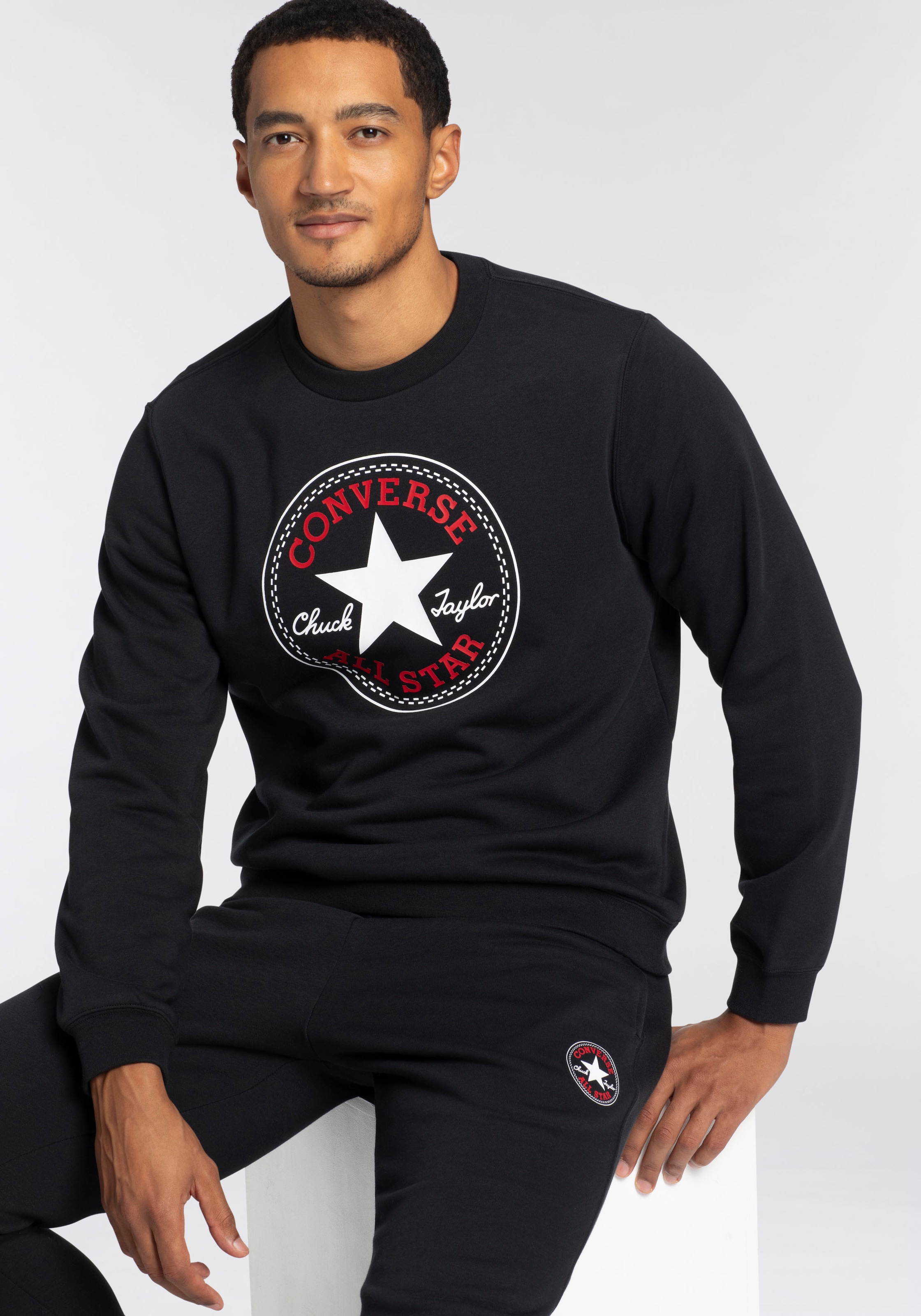 Sweatshirt »UNISEX ▷ BAUR PATCH BACK« ALL | Converse für STAR BRUSHED
