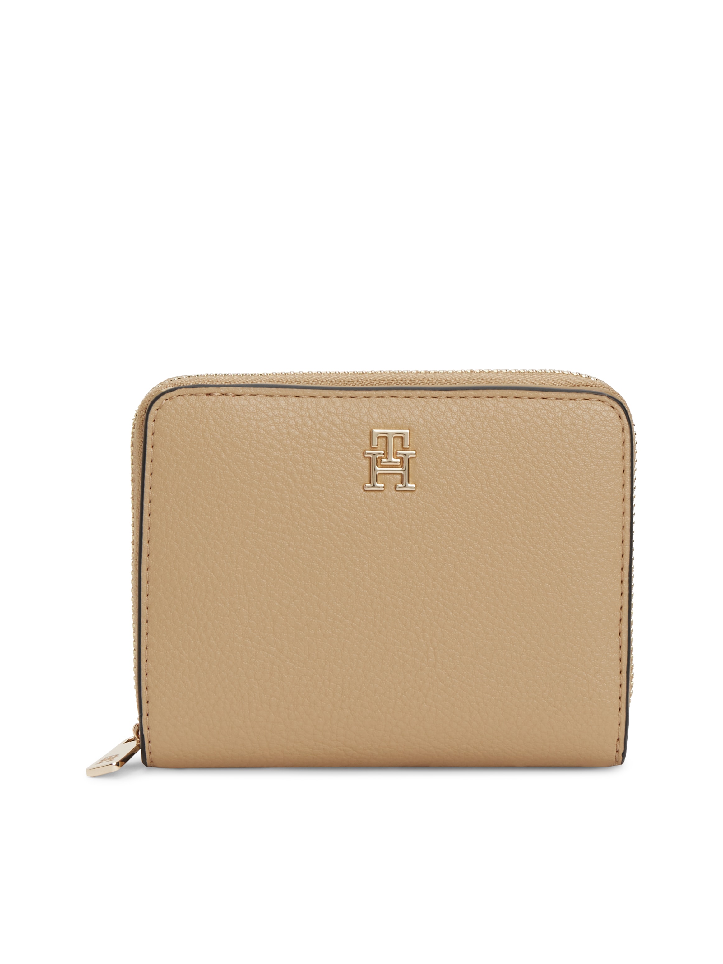 Tommy Hilfiger "TH ICON MED ZA W/ FLAP SEASONAL" Damen Geldbeutel, Portemonnaie mit Logoschriftzug