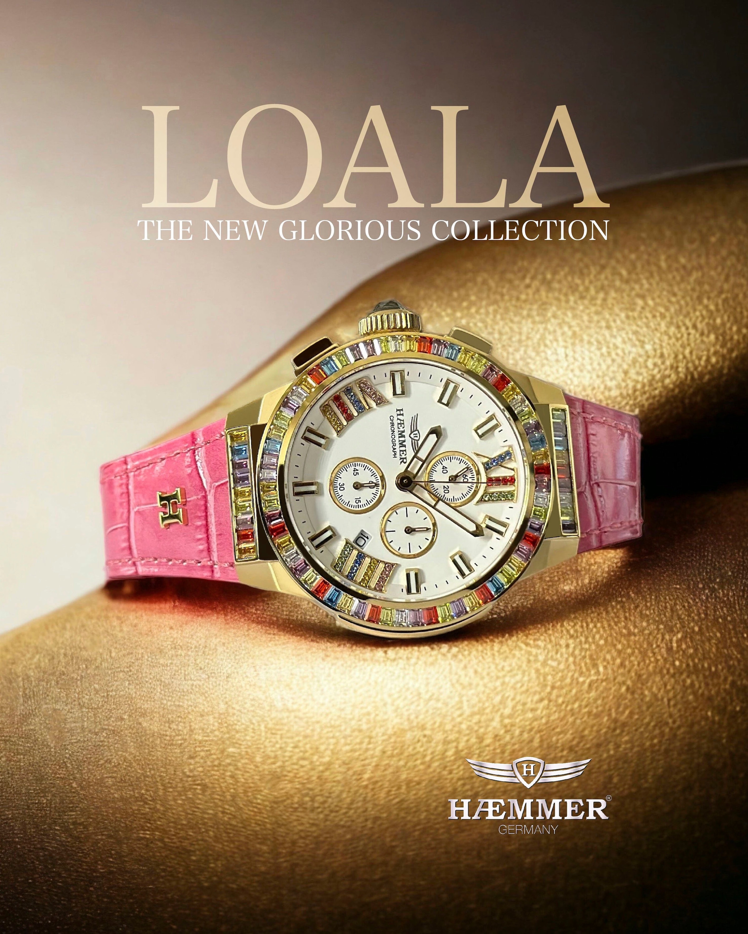 HAEMMER GERMANY Chronograph »LOALA, GR011« für bestellen | BAUR | Quarzuhren